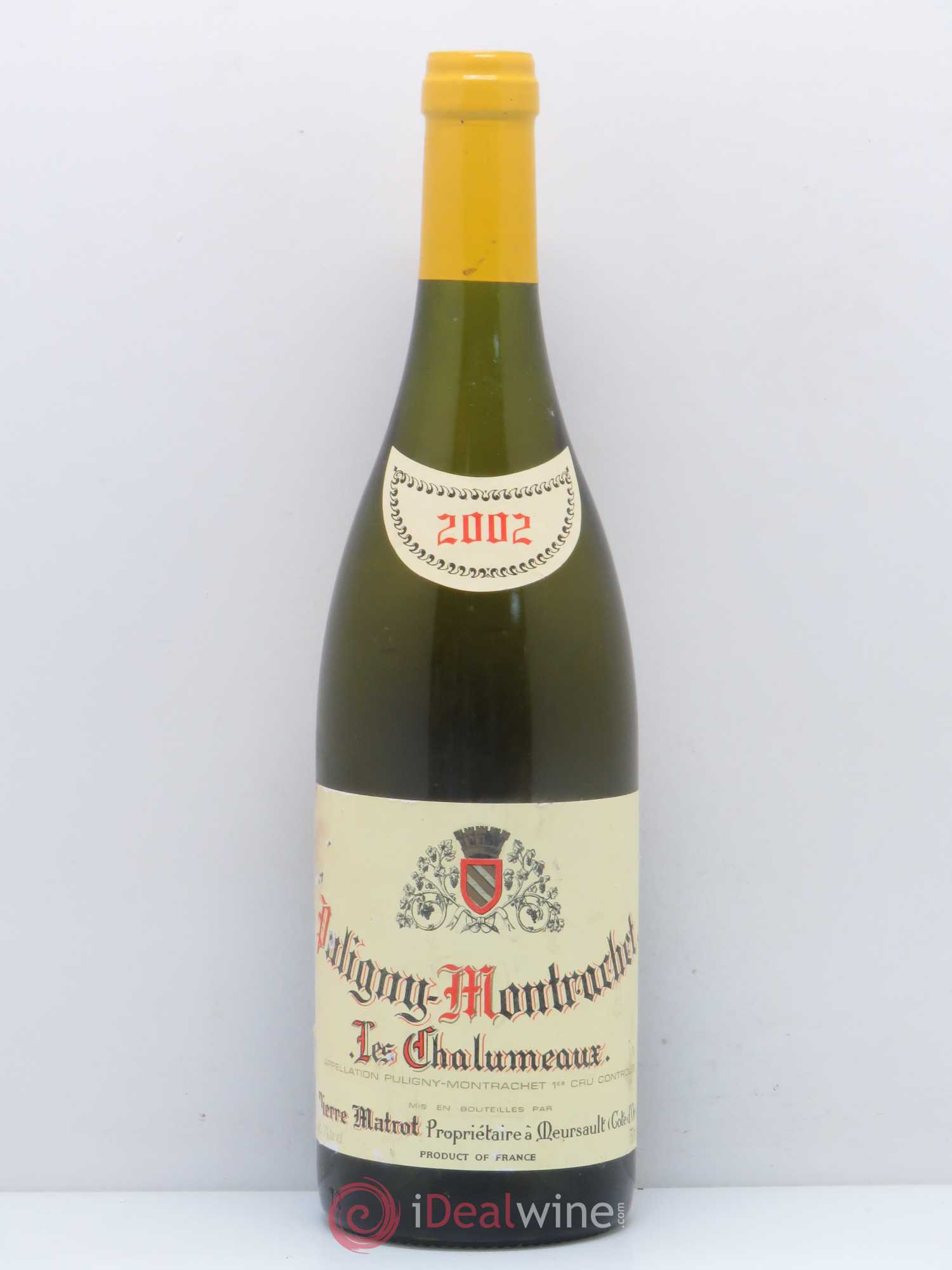 Puligny-Montrachet 1er Cru Les Chalumeaux Domaine Matrot 2002 - Posten von 1 Flasche - 0