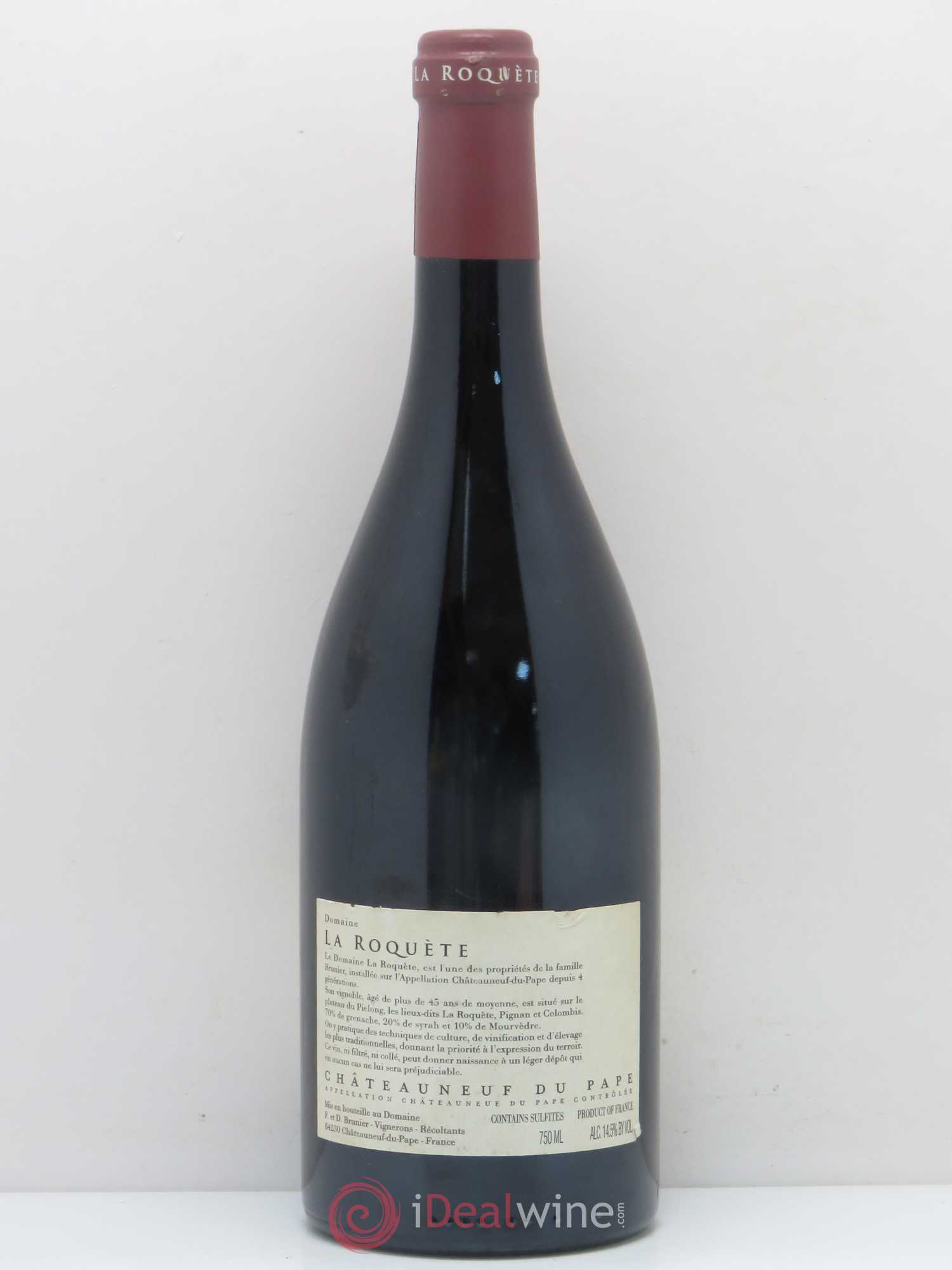 Châteauneuf-du-Pape La Roquète - Anciennement La Roquette (Domaine de) Vignobles Brunier 2003 - Lot de 1 bouteille - 1