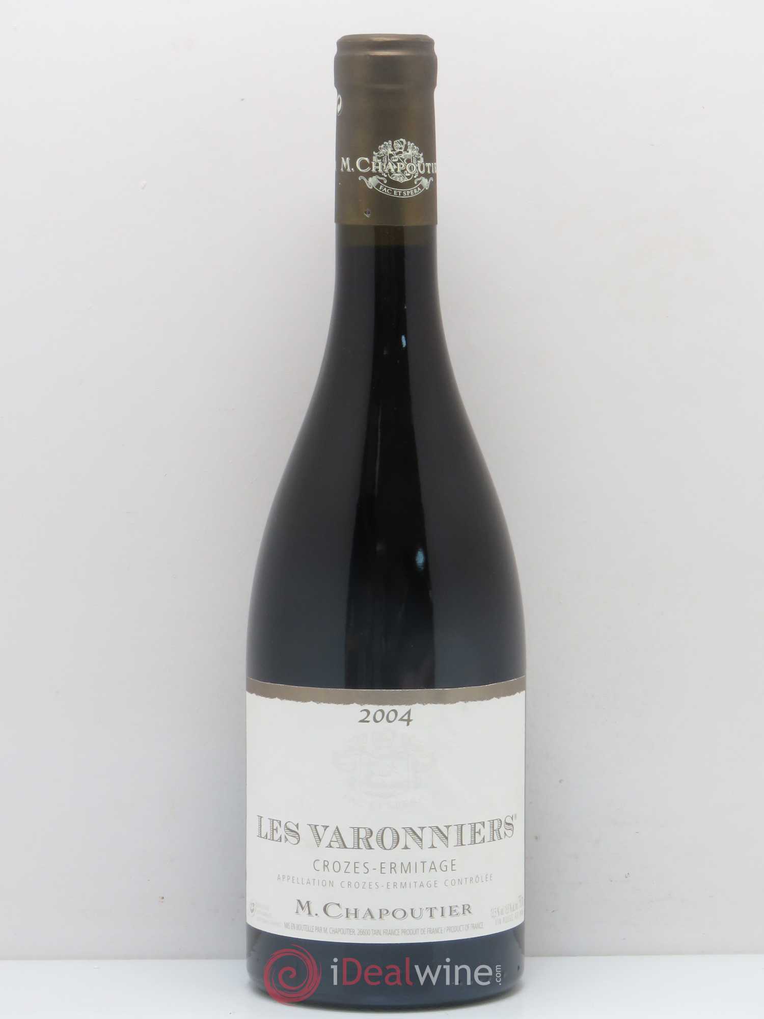 Crozes-Hermitage Les Varonniers Chapoutier 2004 - Lot de 1 bouteille - 0