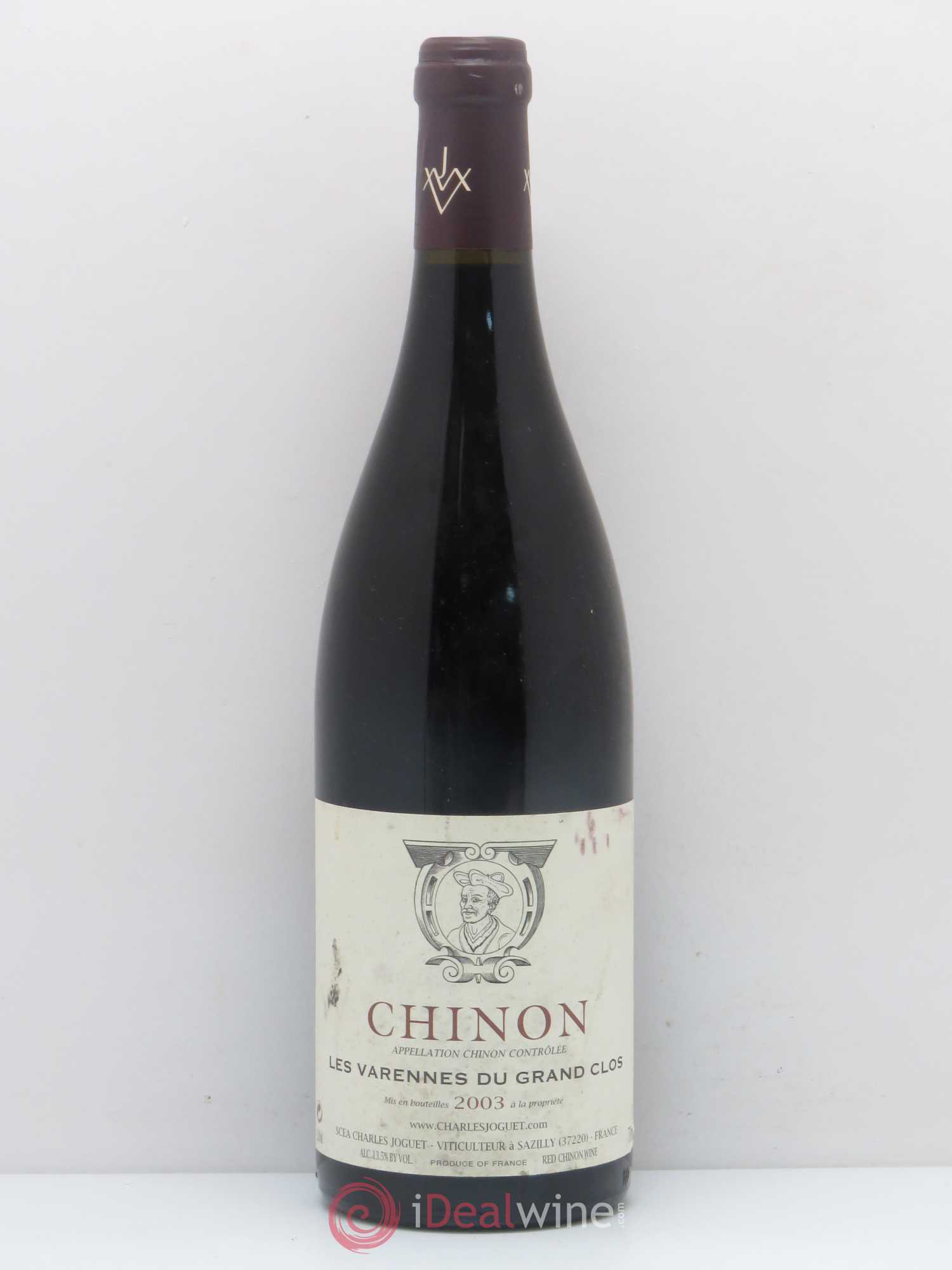 Chinon Les Varennes du Grand Clos Charles Joguet 2003 - Lot de 1 bouteille - 0