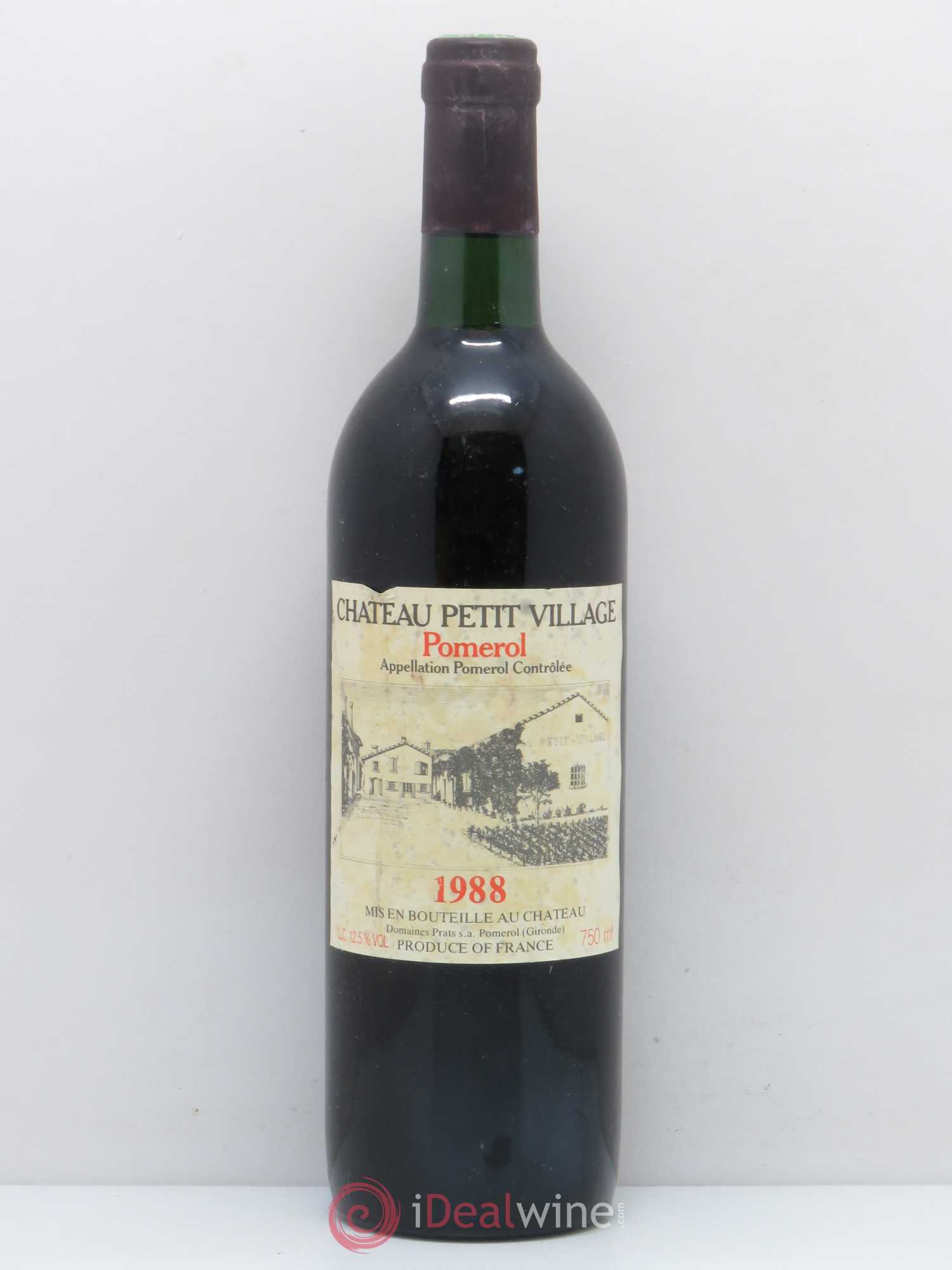 Château Petit Village 1988 - Lot de 1 bouteille - 0