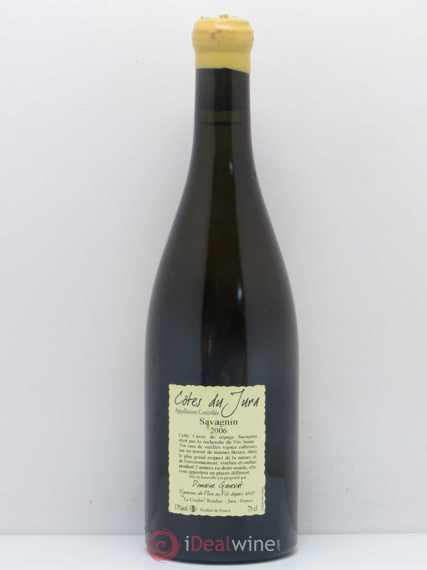 Côtes du Jura Les Chalasses Marnes Bleues Jean-François Ganevat (Domaine) 2006 - Lot de 1 bouteille - 1