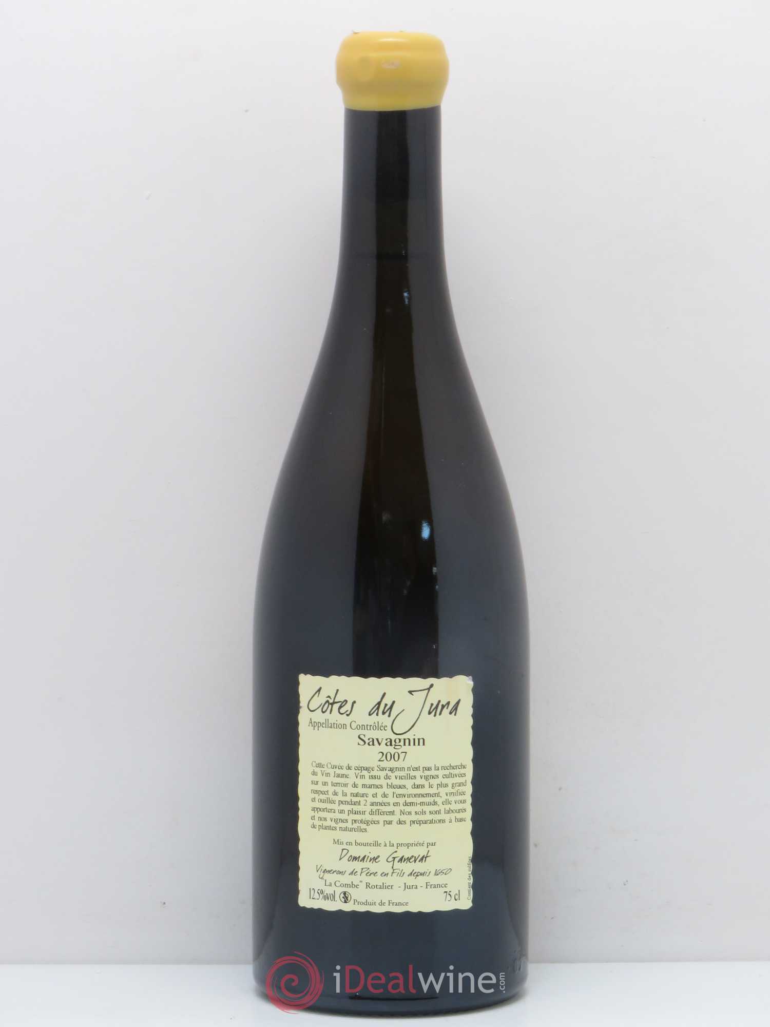 Côtes du Jura Les Chalasses Marnes Bleues Jean-François Ganevat (Domaine) 2007 - Lot de 1 bouteille - 1