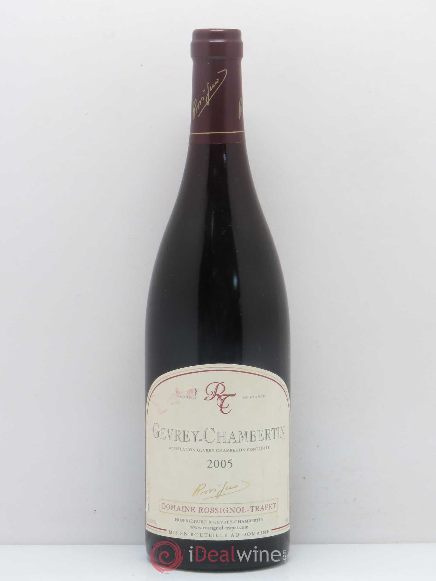 Gevrey-Chambertin Domaine Rossignol Trapet 2005 - Posten von 1 Flasche - 0