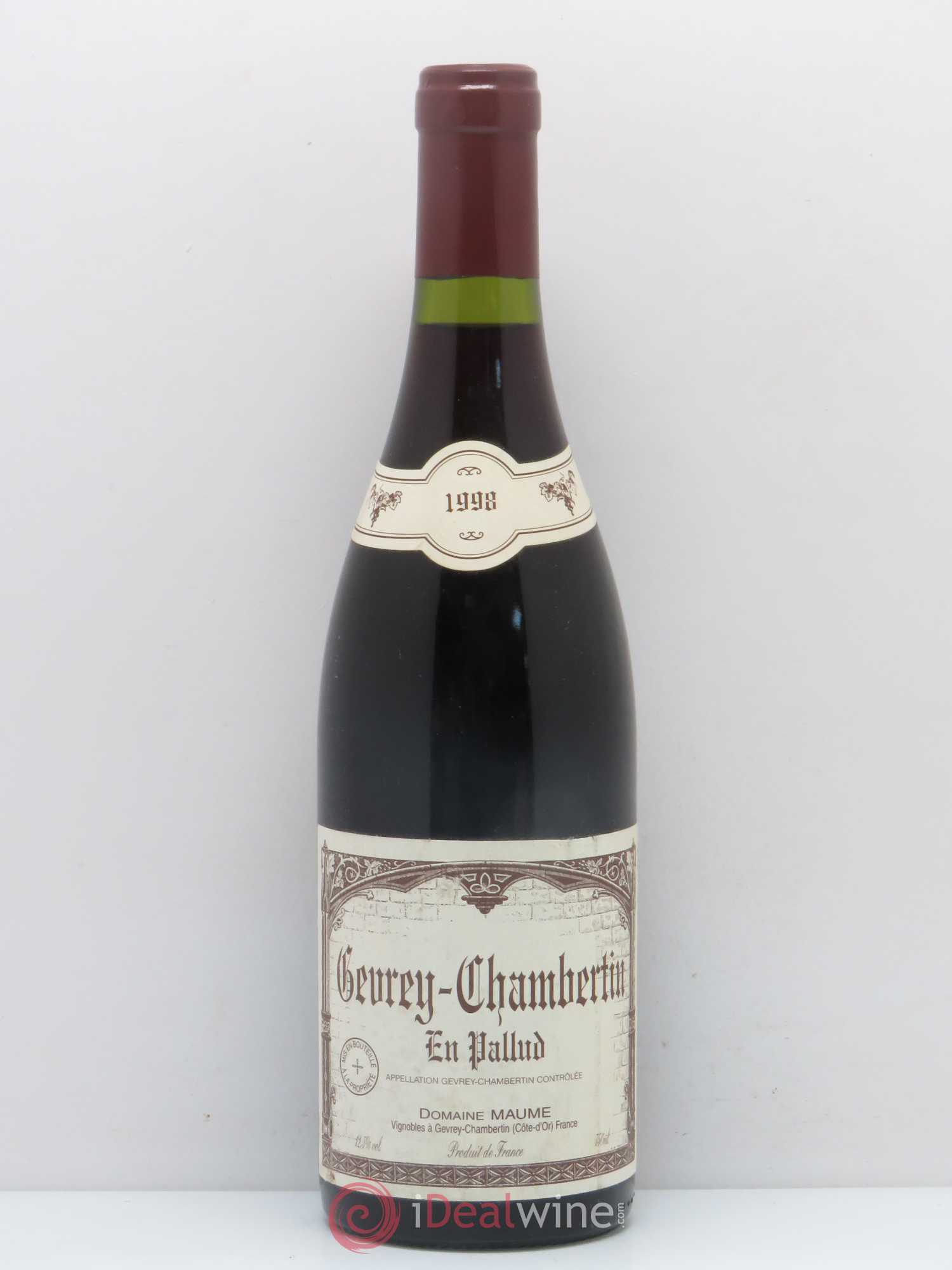 Gevrey-Chambertin En Pallud Domaine Maume 1998 - Posten von 1 Flasche - 0