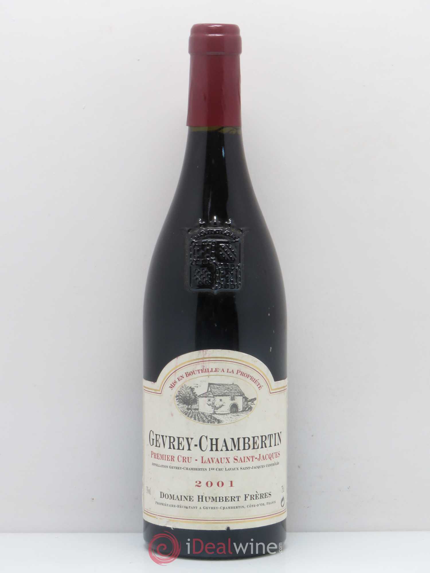 Gevrey-Chambertin 1er Cru Lavaux Saint Jacques Humbert 2001 - Posten von 1 Flasche - 0