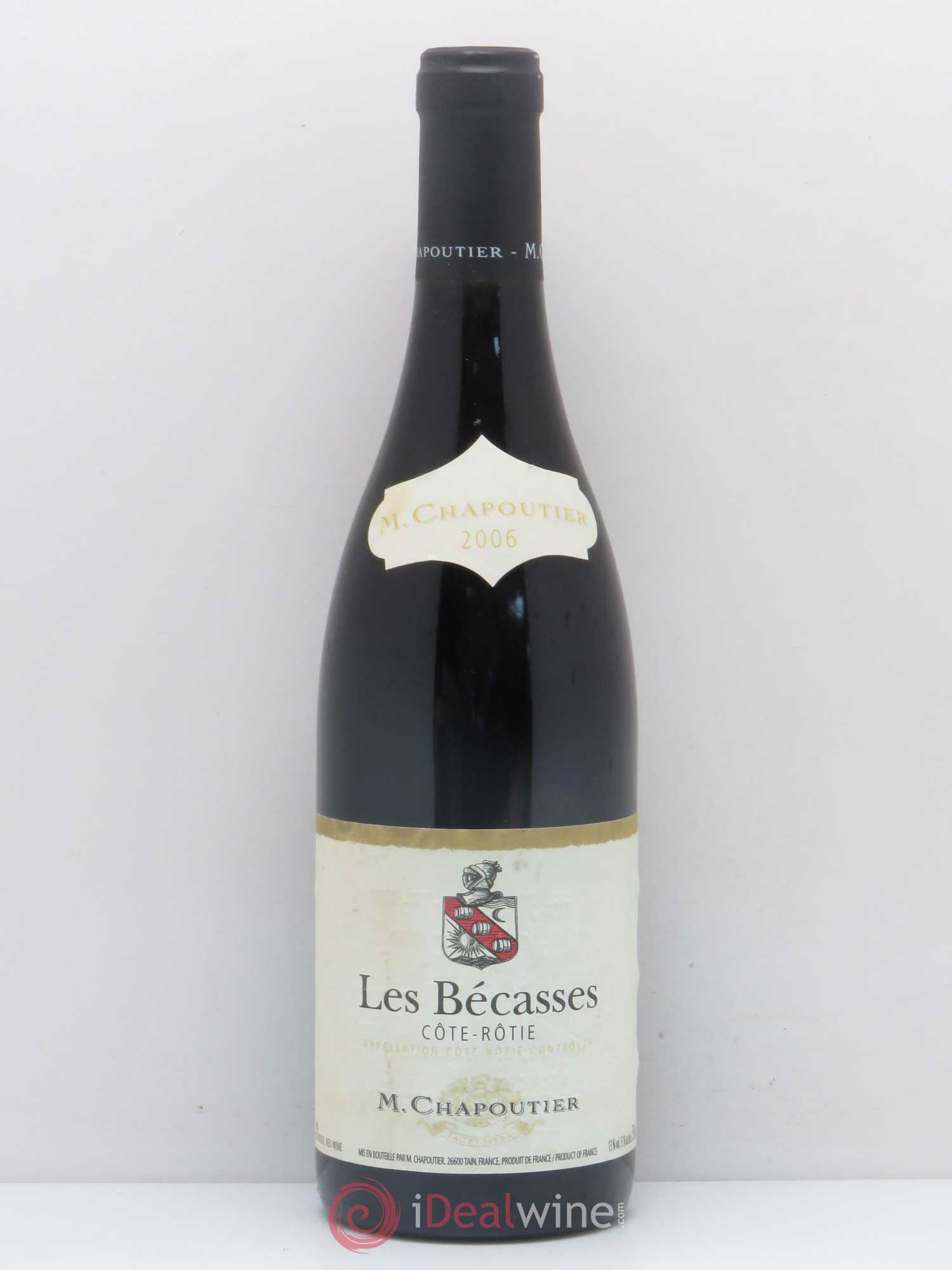 Côte-Rôtie Les Bécasses Chapoutier 2006 - Lot de 1 bouteille - 0