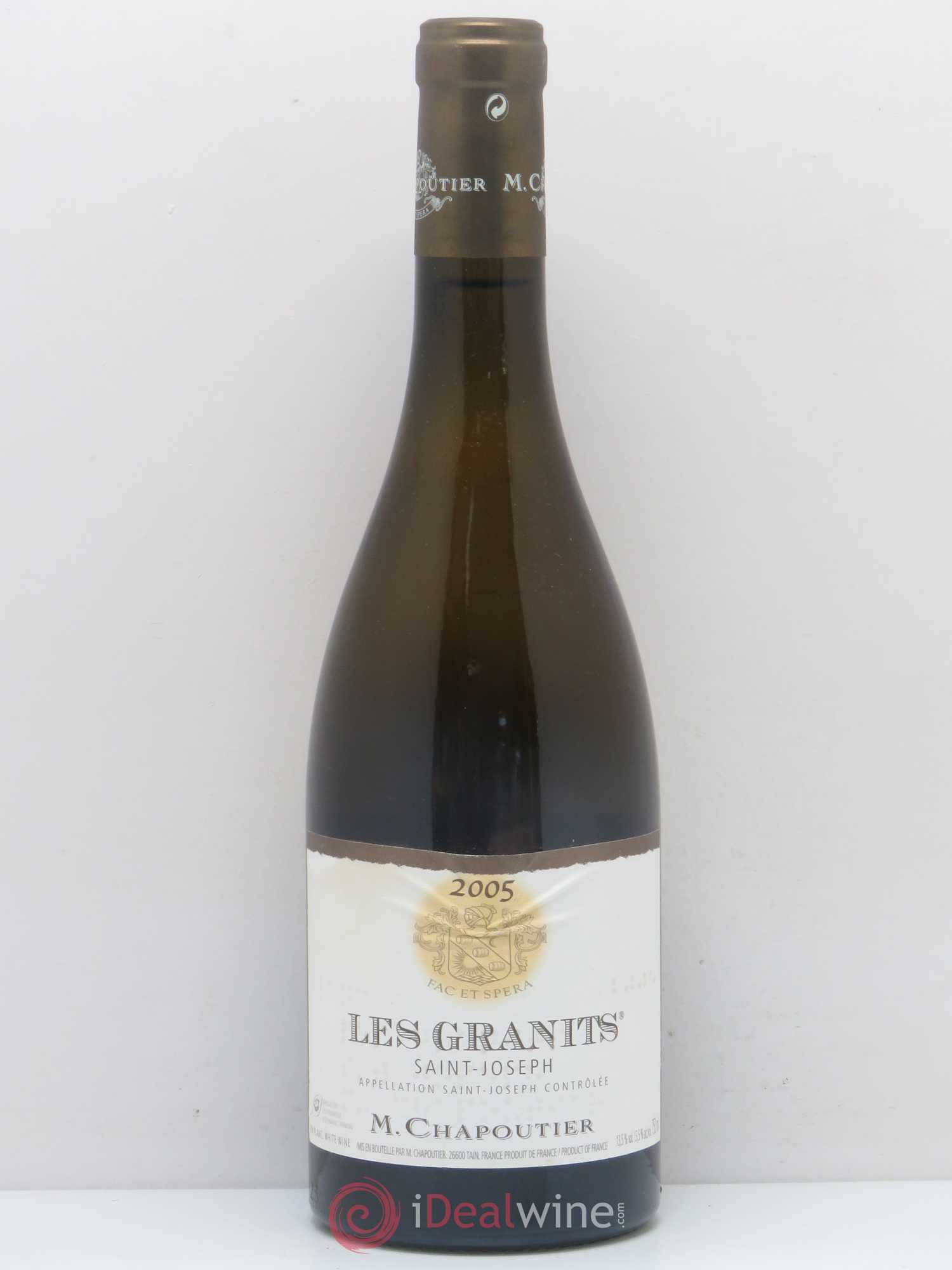 Saint-Joseph Les Granits Chapoutier 2005 - Lot de 1 bouteille - 0