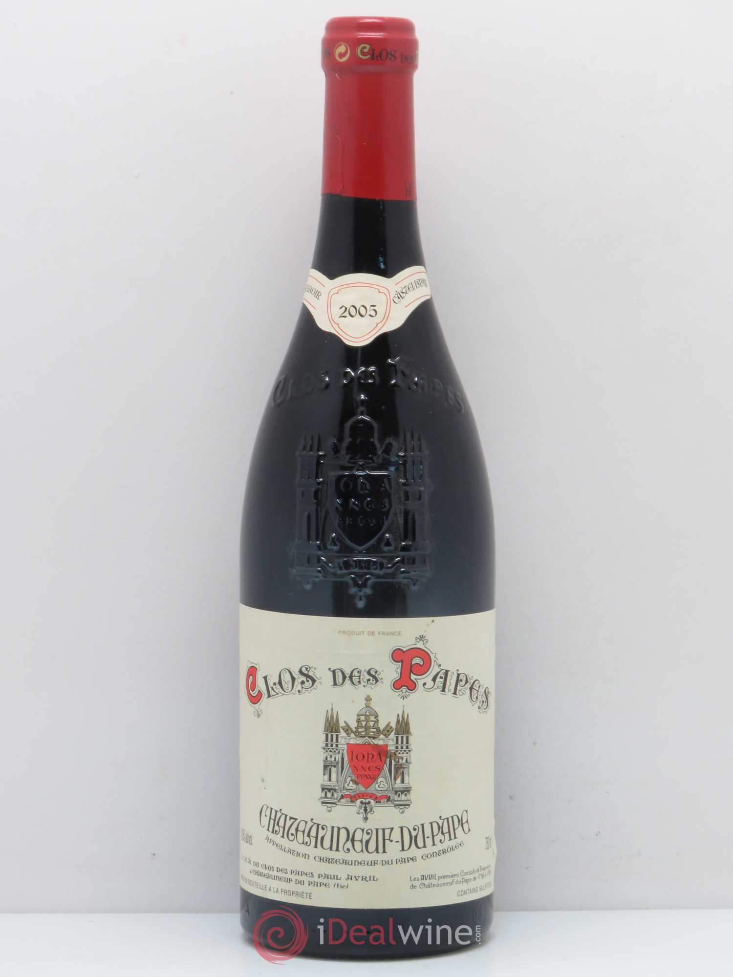 Châteauneuf-du-Pape Clos des Papes - Paul Avril 2005 - Lot de 1 bouteille - 0