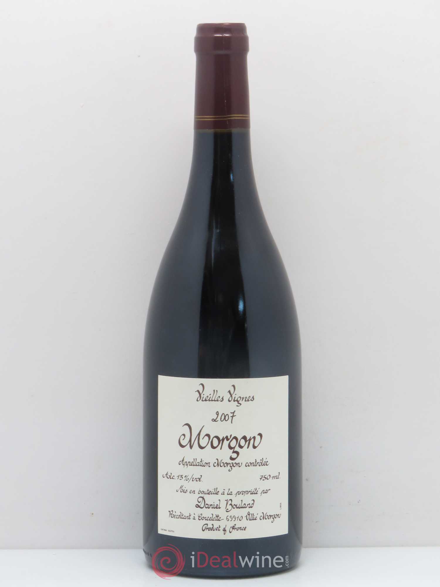 Morgon Vieilles Vignes Daniel Bouland (Domaine) 2007 - Lot de 1 bouteille - 0