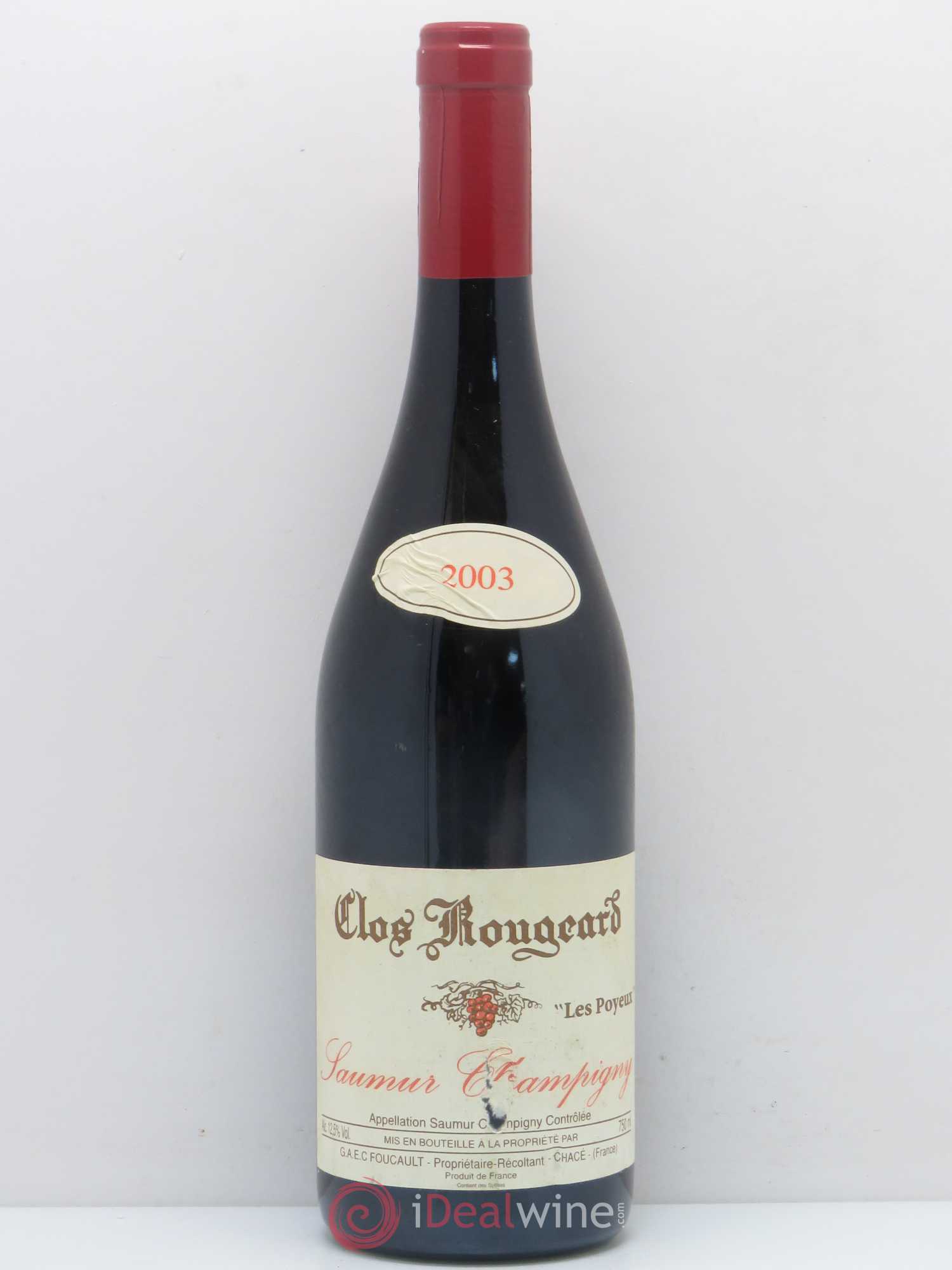 Saumur-Champigny Les Poyeux Clos Rougeard 2003 - Lot de 1 bouteille - 0