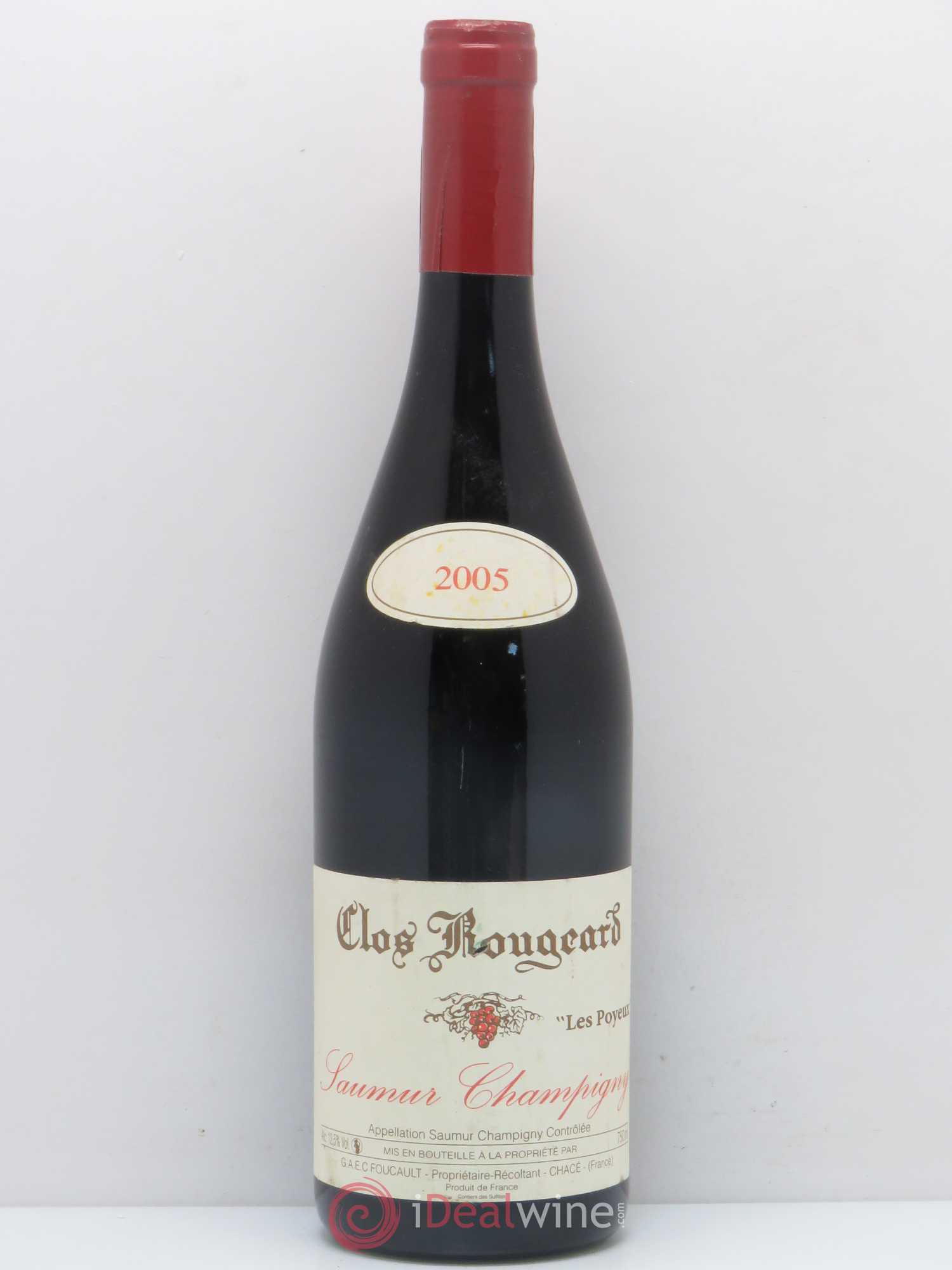 Saumur-Champigny Les Poyeux Clos Rougeard 2005 - Lot de 1 bouteille - 0