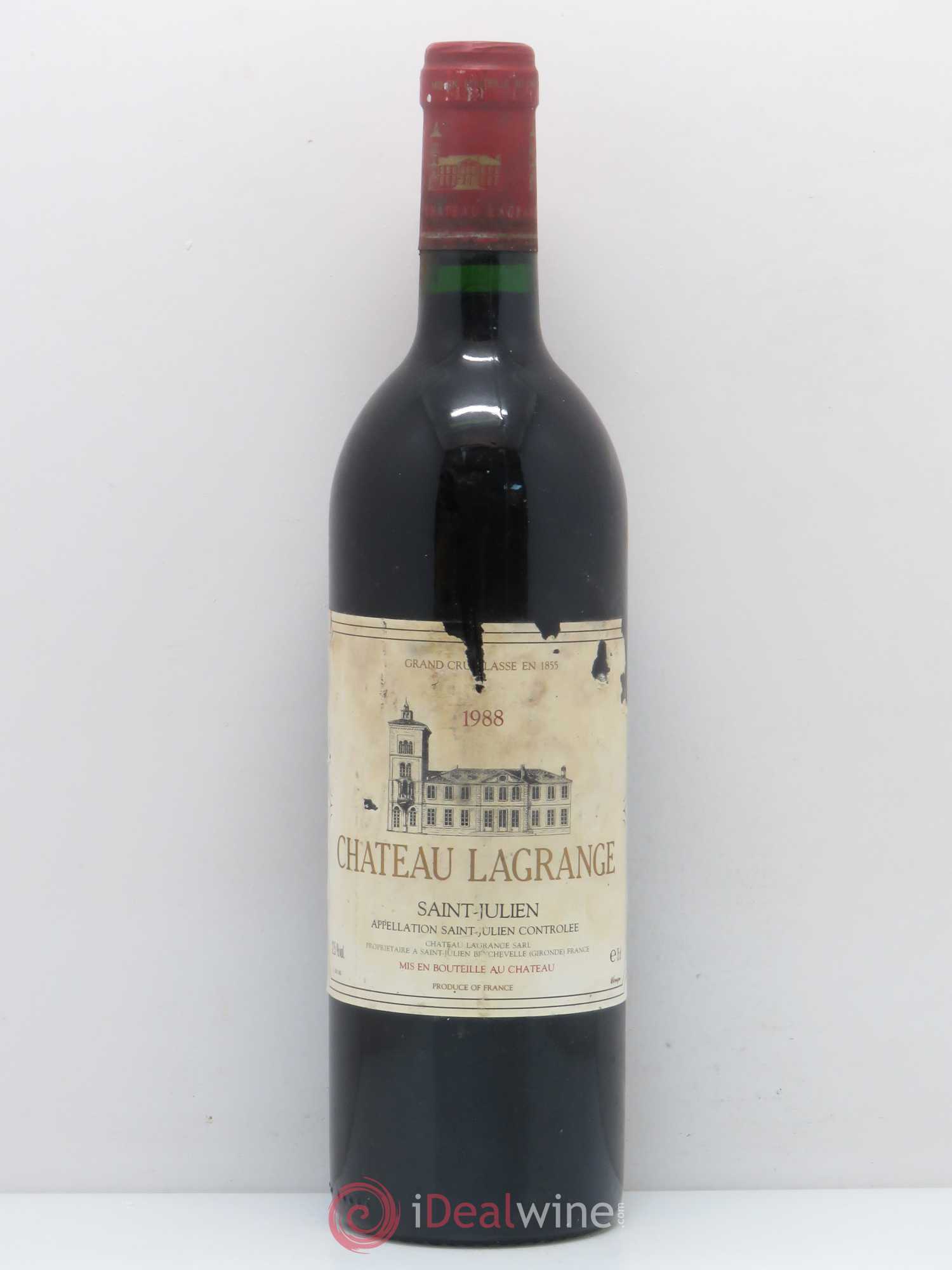 Château Lagrange 3ème Grand Cru Classé 1988 - Lot de 1 bouteille - 0