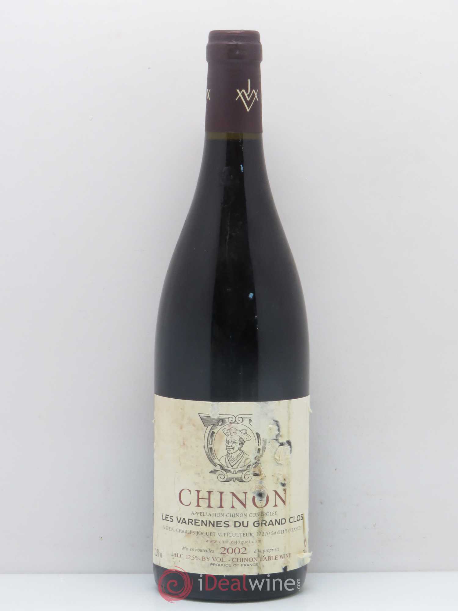 Chinon Les Varennes du Grand Clos Domaine Joguet 2002 - Posten von 1 Flasche - 0