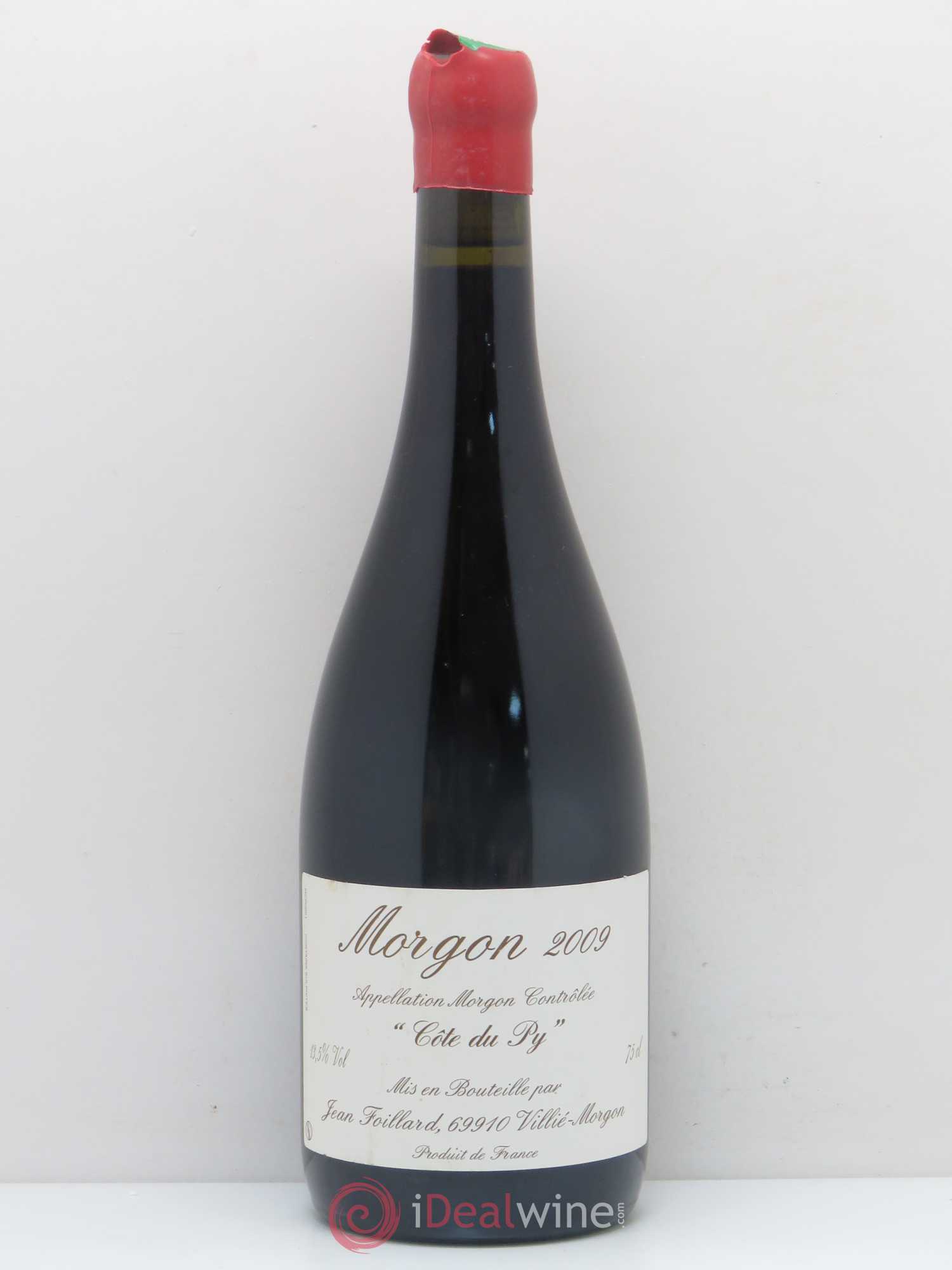 Morgon Côte du Py Jean Foillard 2009 - Lot de 1 bouteille - 0