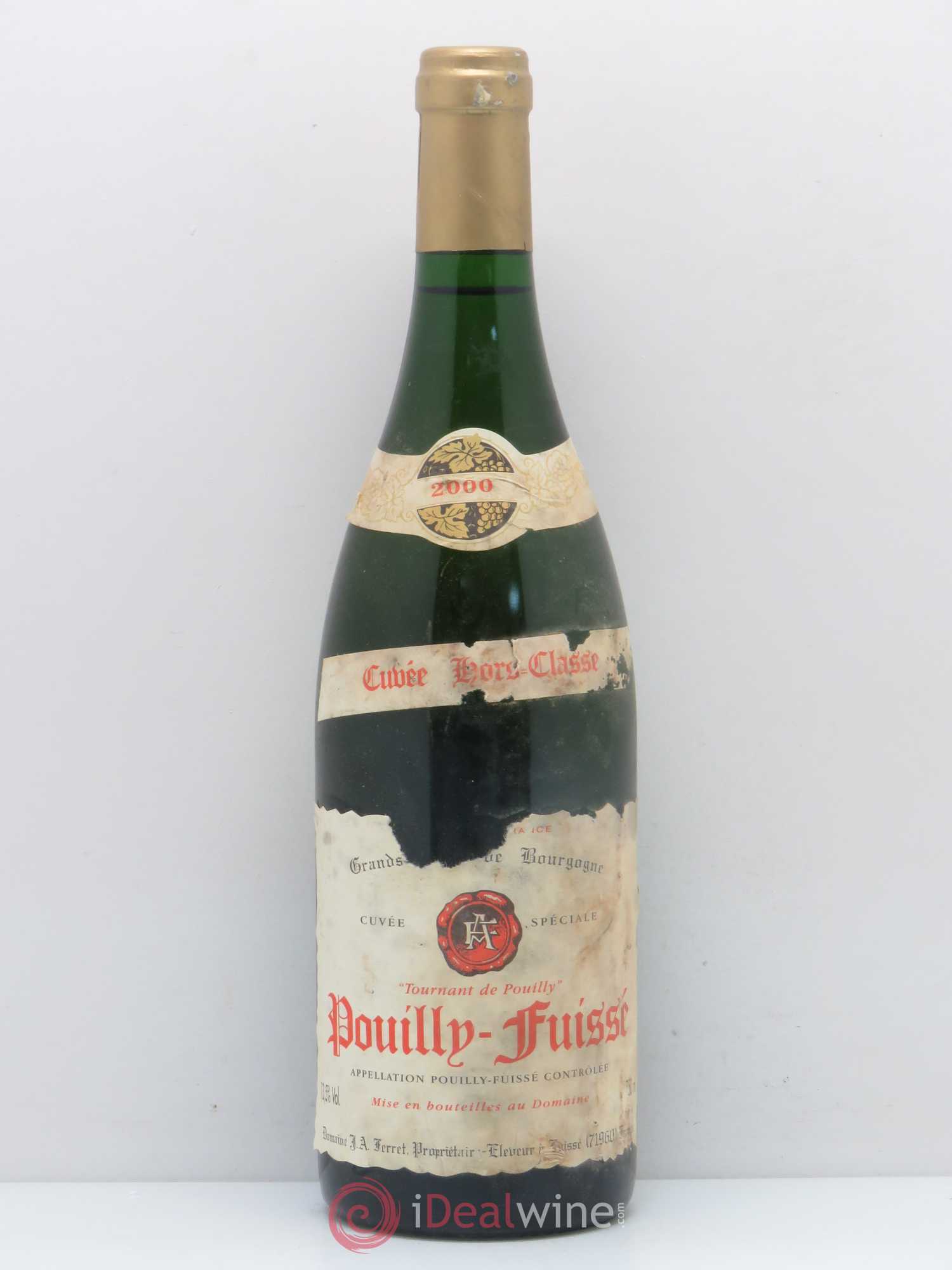 Pouilly-Fuissé 1er Cru Hors Classe Tournant de Pouilly J.A. Ferret (Domaine) Cuvée Spéciale 2000 - Lot de 1 bouteille - 0