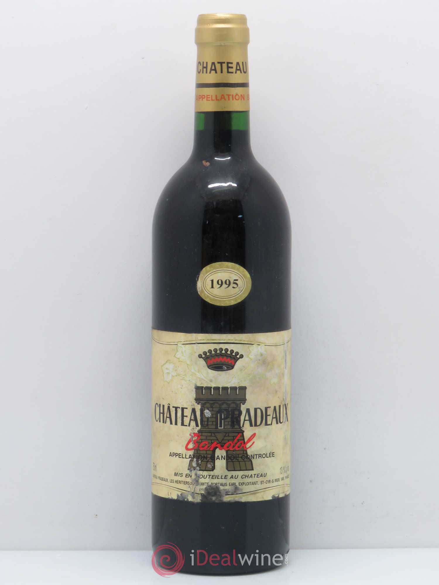 Bandol Château Pradeaux Famille Portalis 1995 - Lot de 1 bouteille - 0