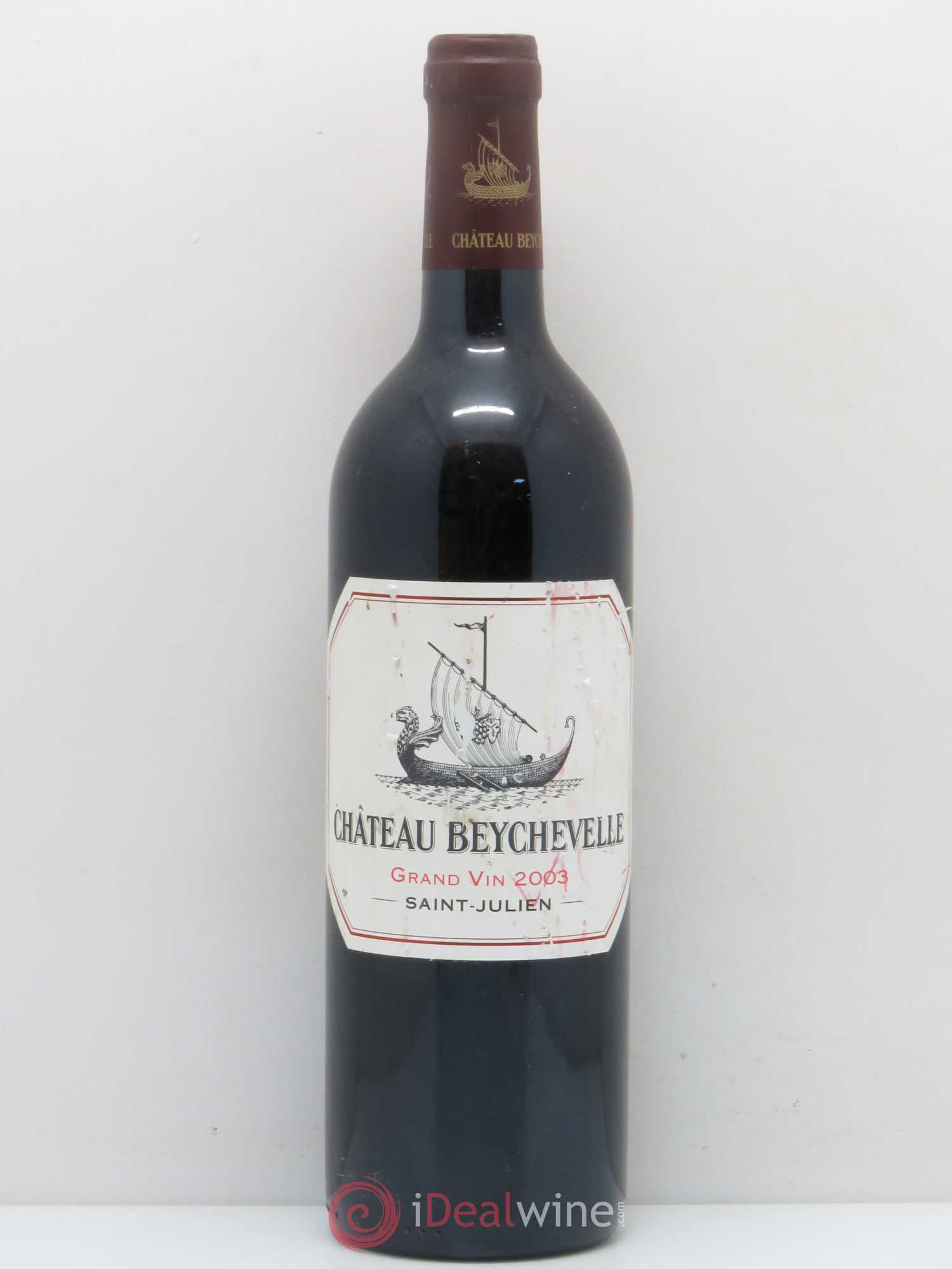 Château Beychevelle 4ème Grand Cru Classé 2003 - Lot de 1 bouteille - 0