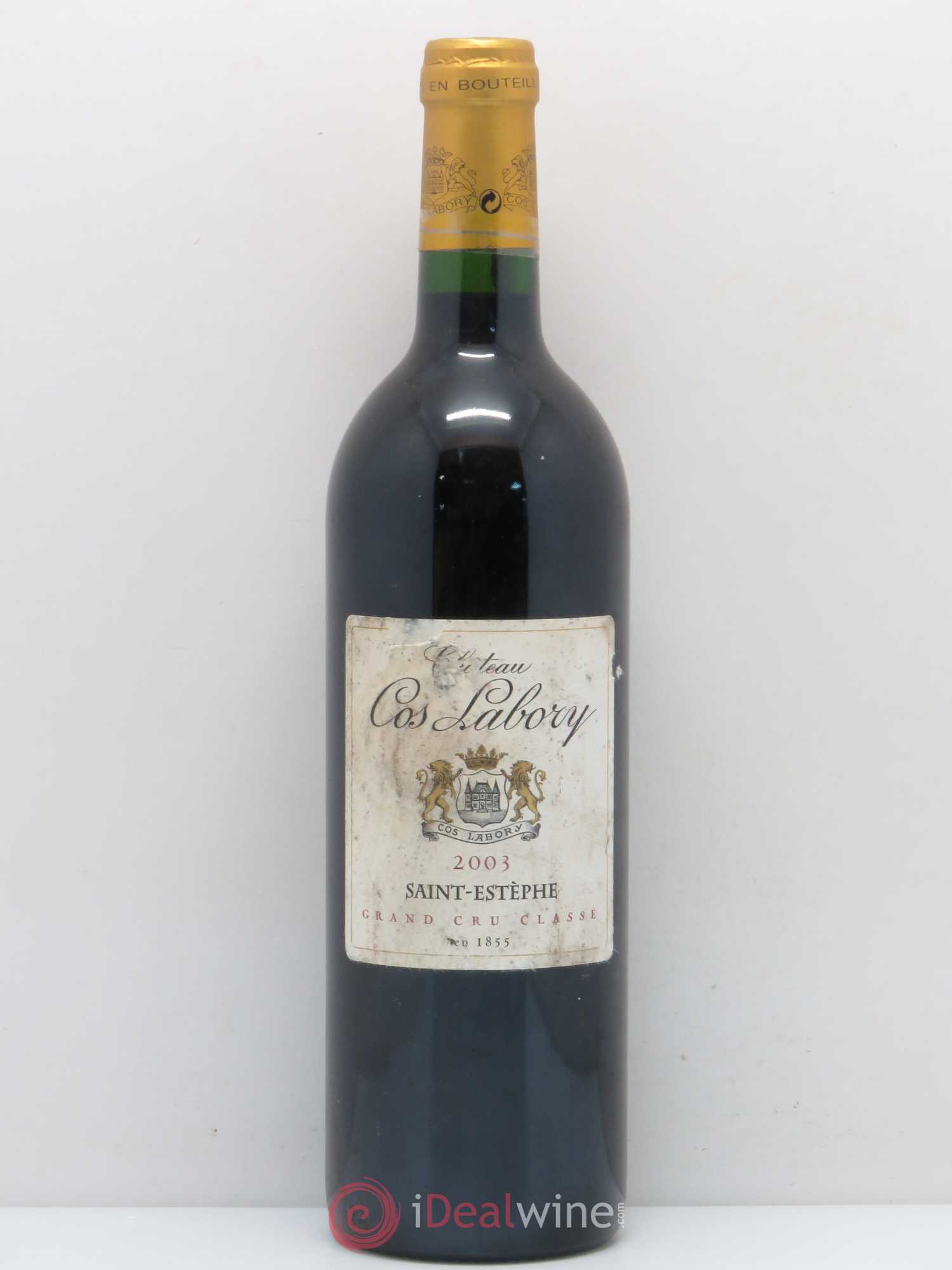Château Cos Labory 5ème Grand Cru Classé 2003 - Lot de 1 bouteille - 0