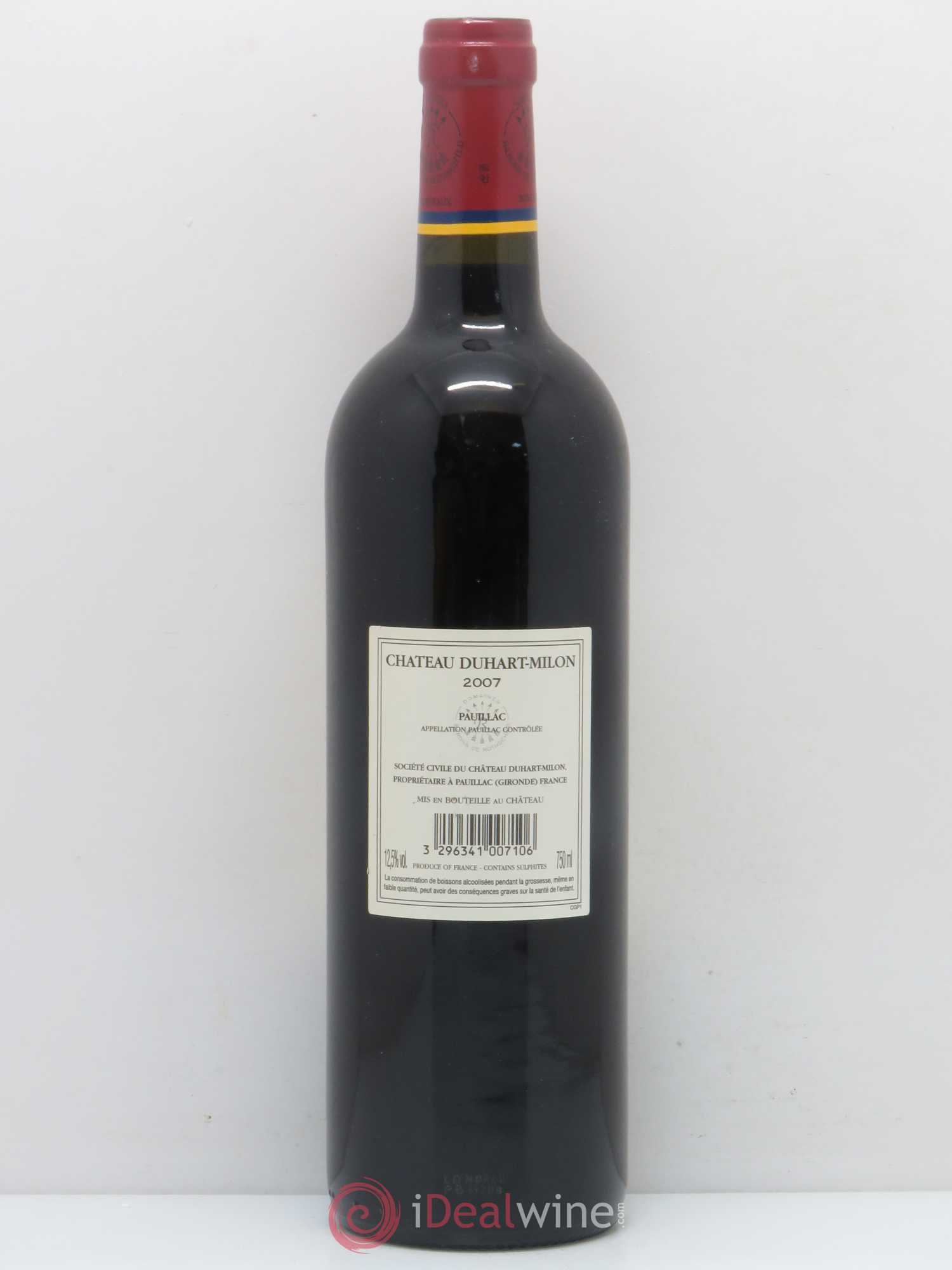 Château Duhart-Milon 4ème Grand Cru Classé 2007 - Lotto di 1 bottiglia - 1