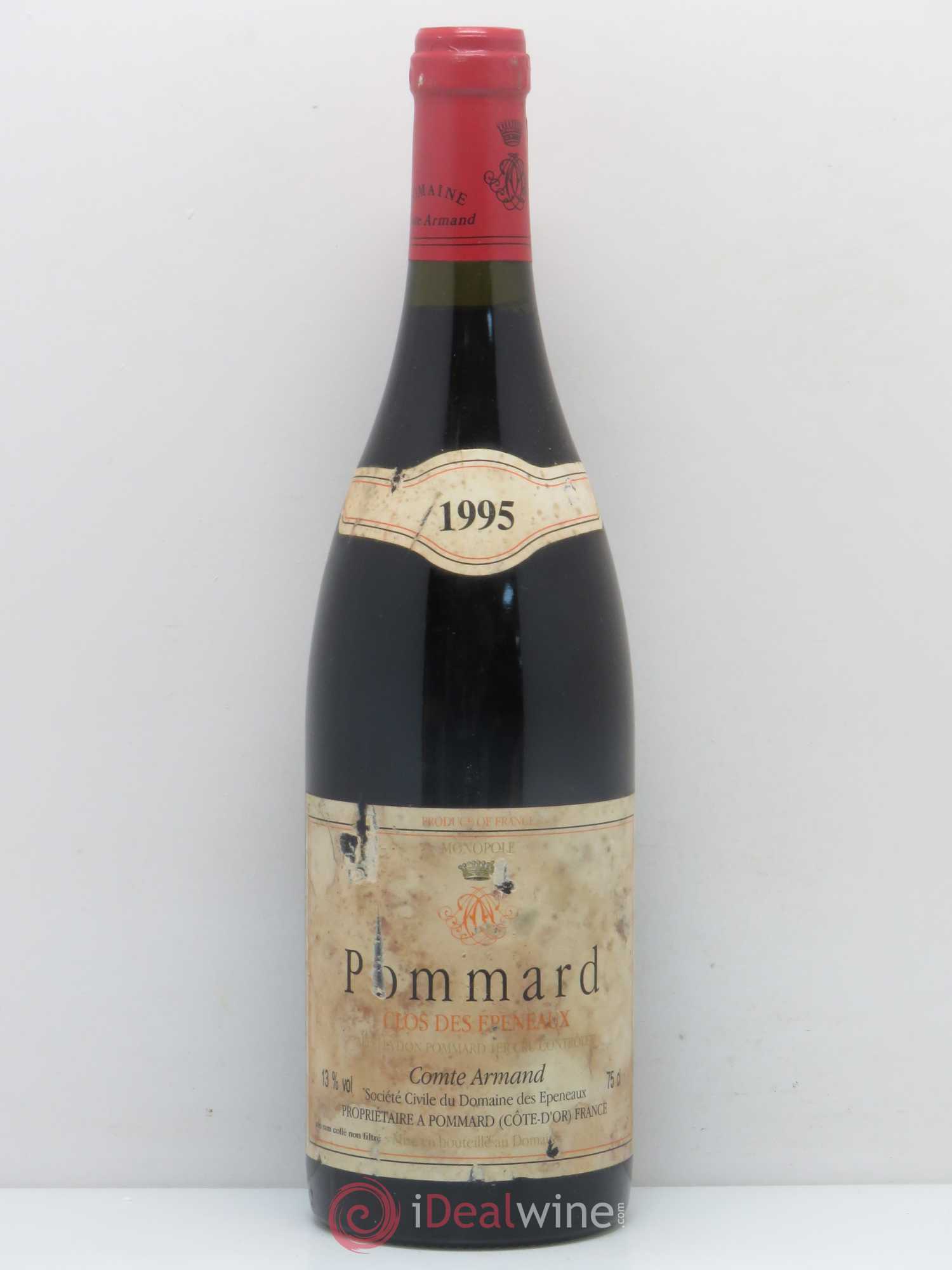 Pommard 1er Cru Clos des Epeneaux Comte Armand 1995 - Lot de 1 bouteille - 0