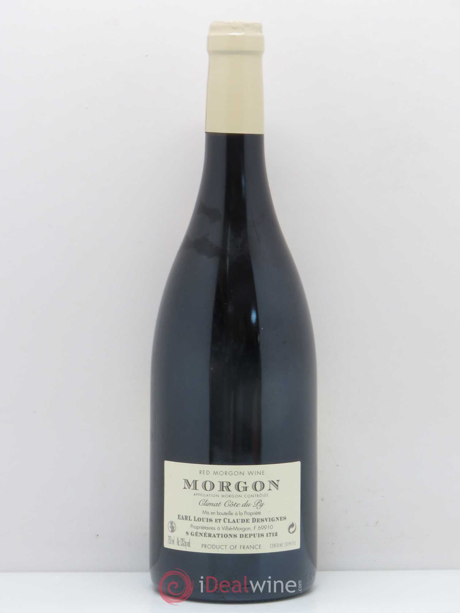 Morgon Côte du Py Louis-Claude Desvignes 2006 - Lot de 1 bouteille - 1