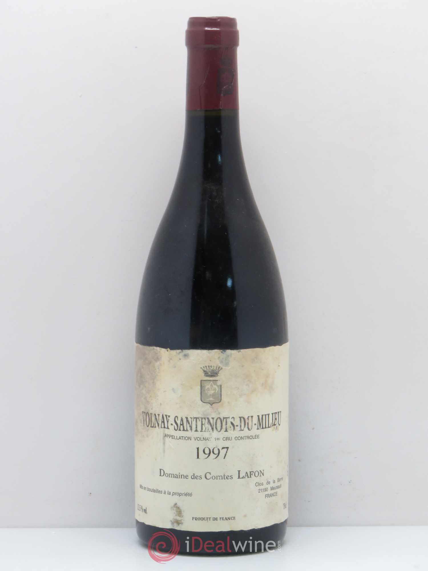 Volnay 1er Cru Santenots du Milieu Comtes Lafon (Domaine des) 1997 - Lot de 1 bouteille - 0