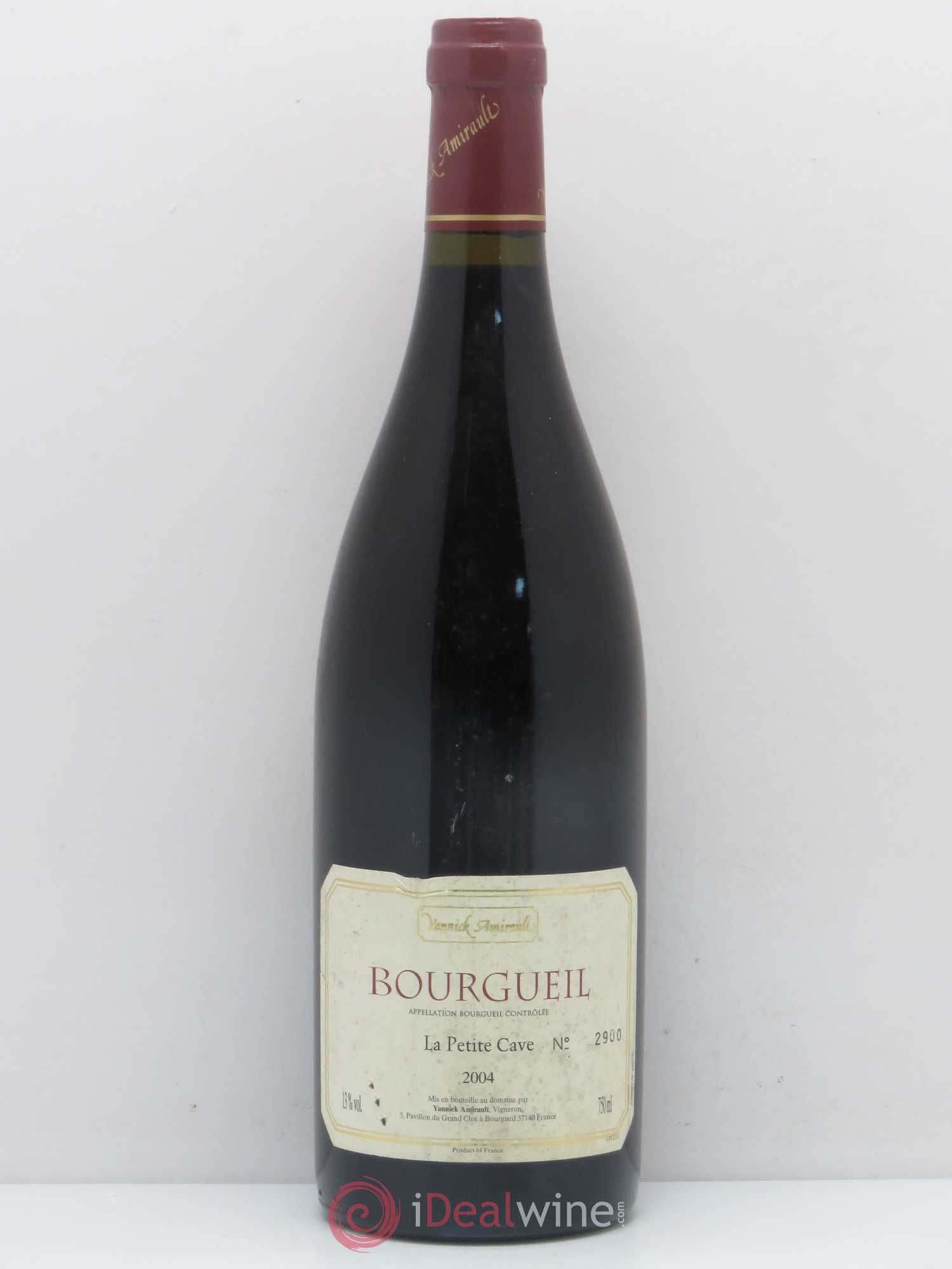 Bourgueil Petite cave Yannick Amirault (Domaine) 2004 - Lot de 1 bouteille - 0