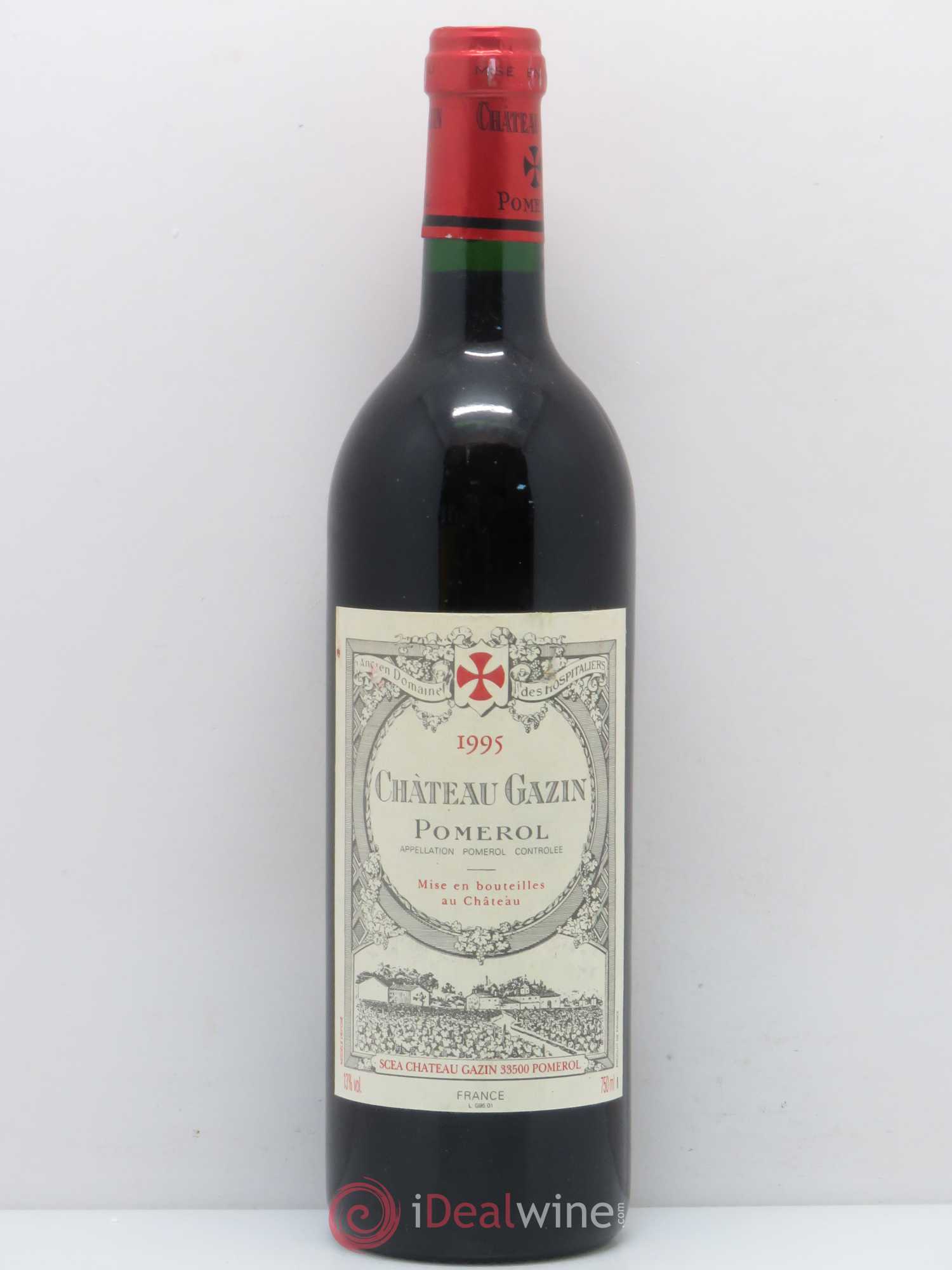 Château Gazin 1995 - Lot de 1 bouteille - 0