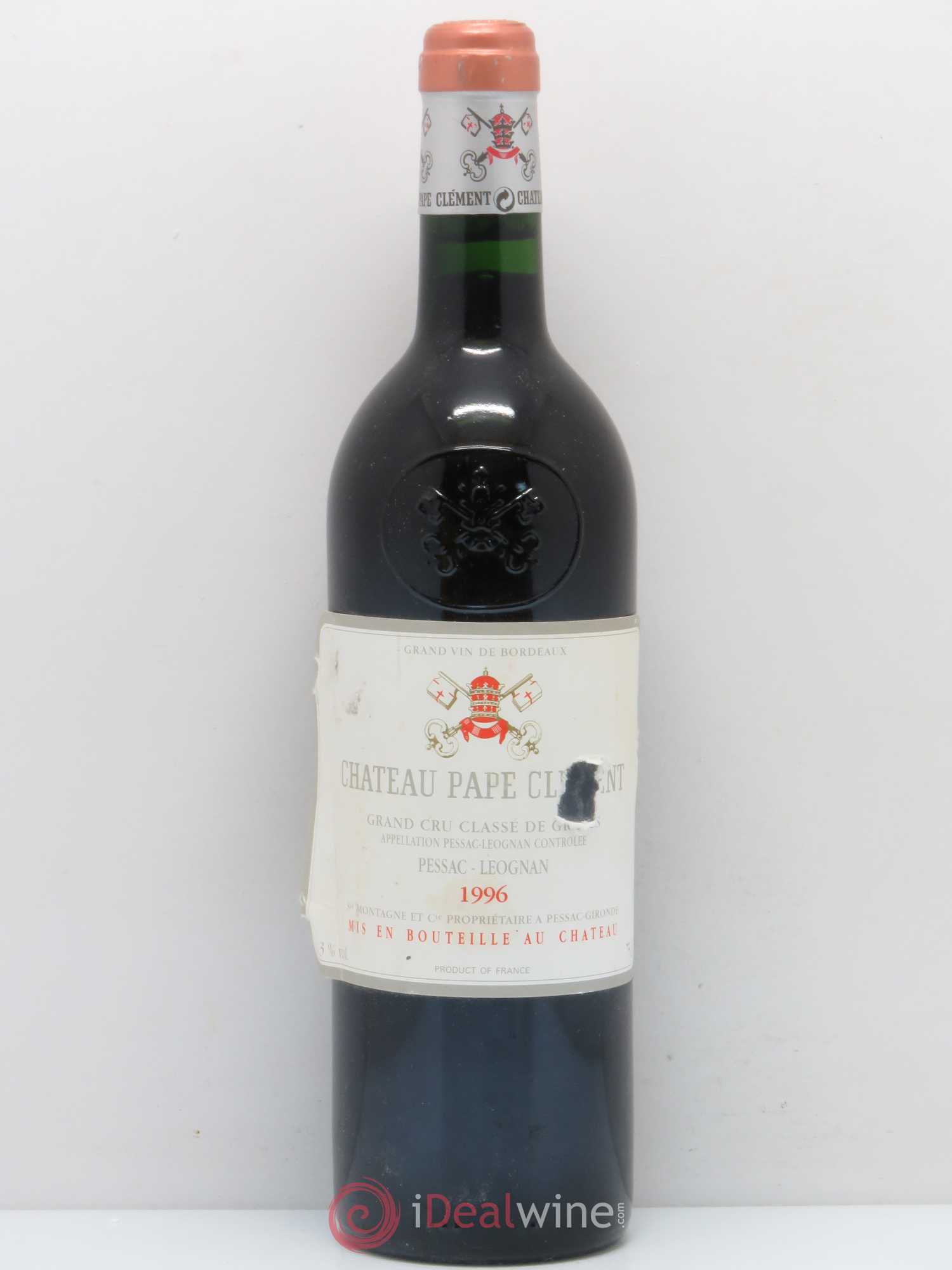 Château Pape Clément Cru Classé de Graves 1996 - Lot de 1 bouteille - 0