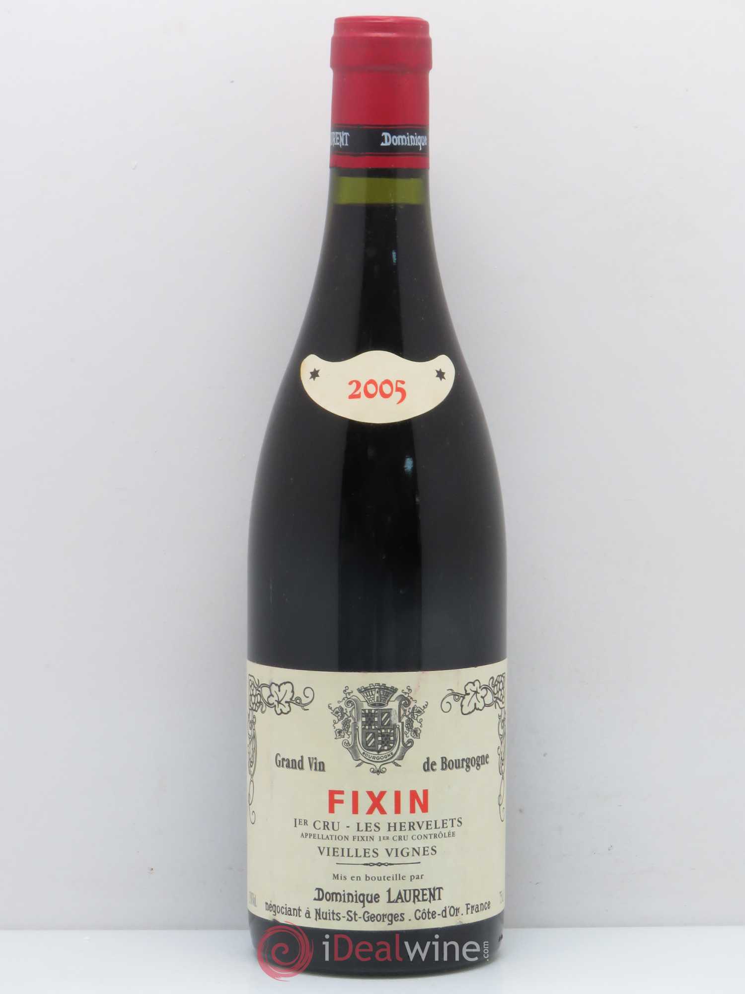 Fixin 1er Cru Les Hervelets Vieilles Vignes Dominique Laurent 2005 - Posten von 1 Flasche - 0