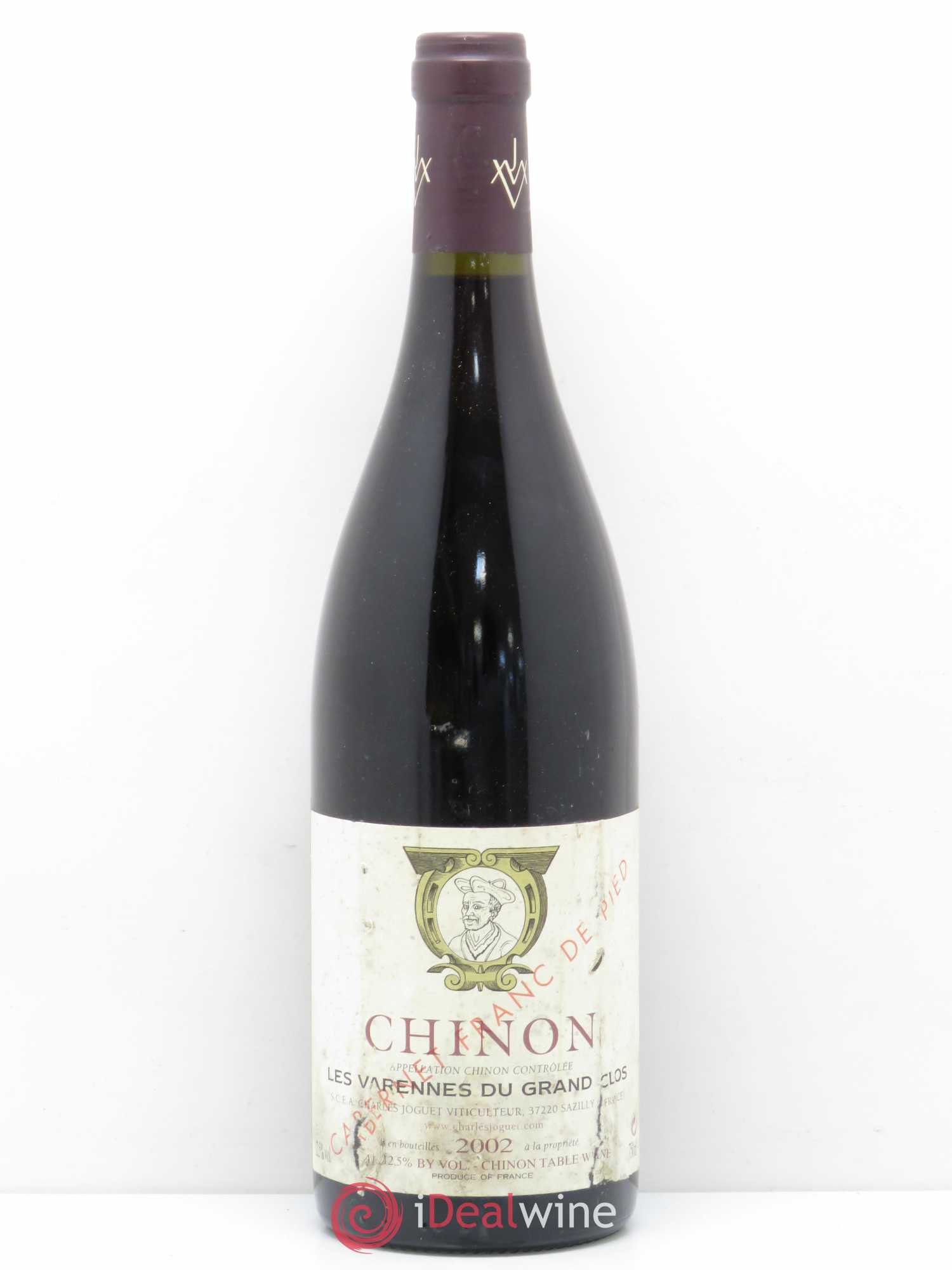 Chinon Les Varennes du Grand Clos Charles Joguet 2002 - Lot de 1 bouteille - 0