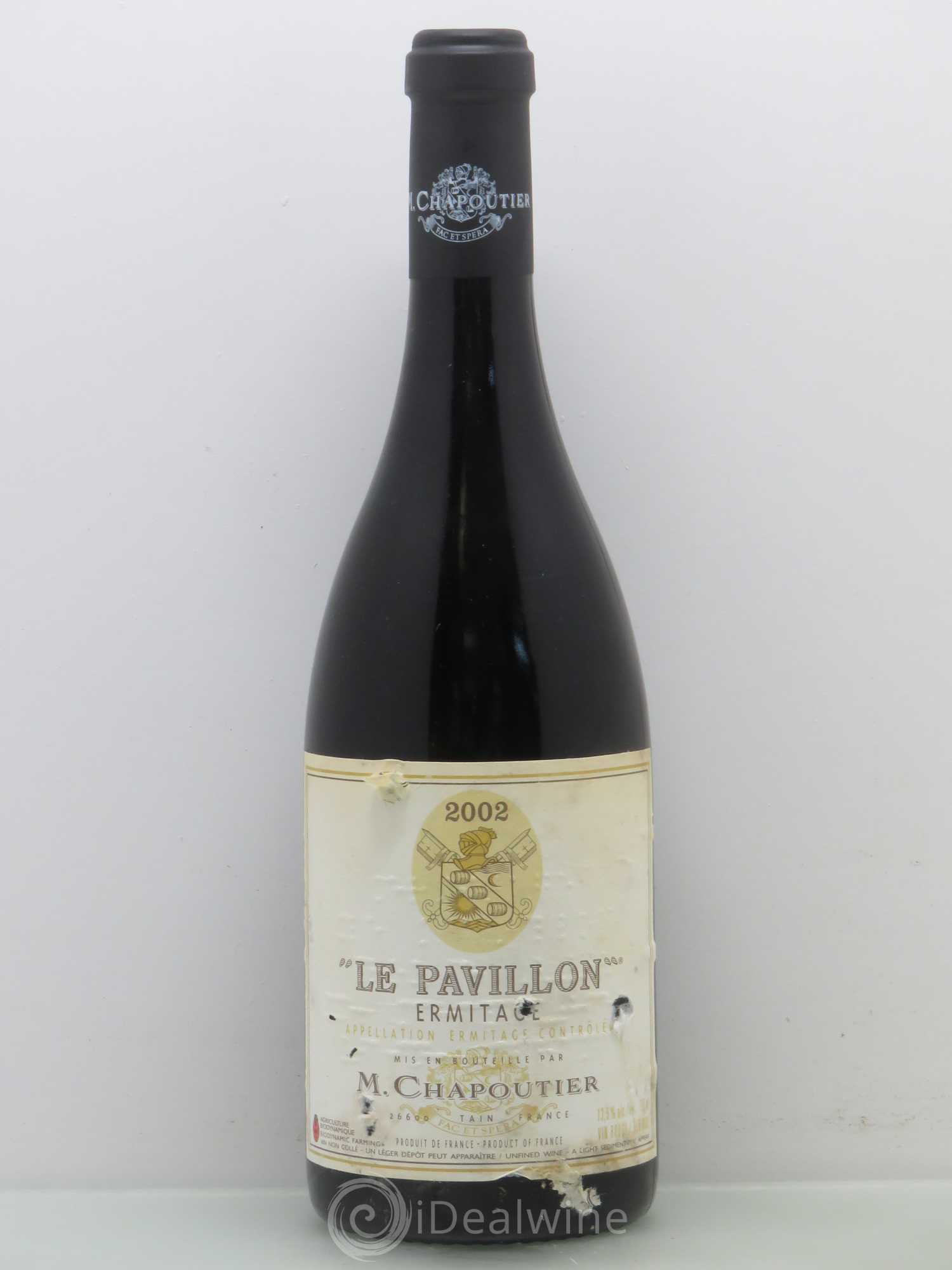 Hermitage Ermitage Le Pavillon Chapoutier 2002 - Lot de 1 bouteille - 0