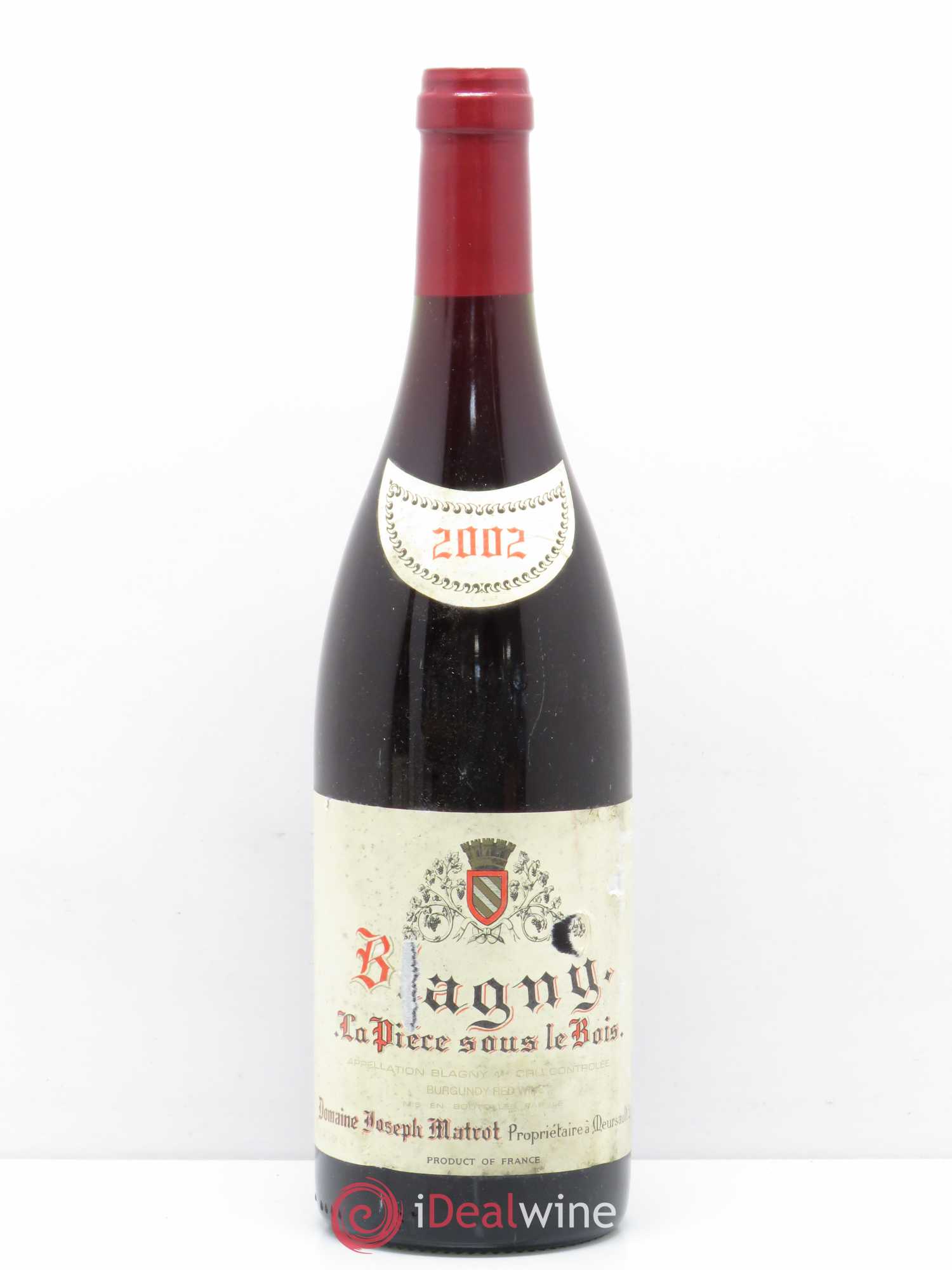 Blagny 1er Cru La Pièce sous le Bois Domaine J. MATROT 2002 - Posten von 1 Flasche - 0