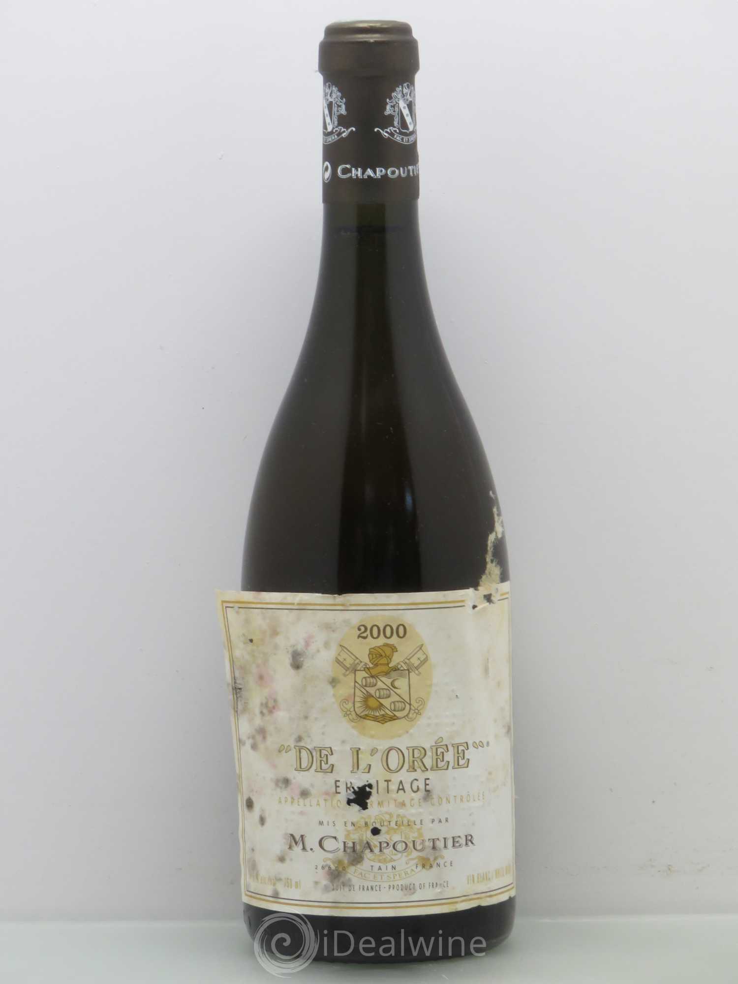 Hermitage Ermitage de l'Orée Chapoutier 2000 - Lot de 1 bouteille - 0