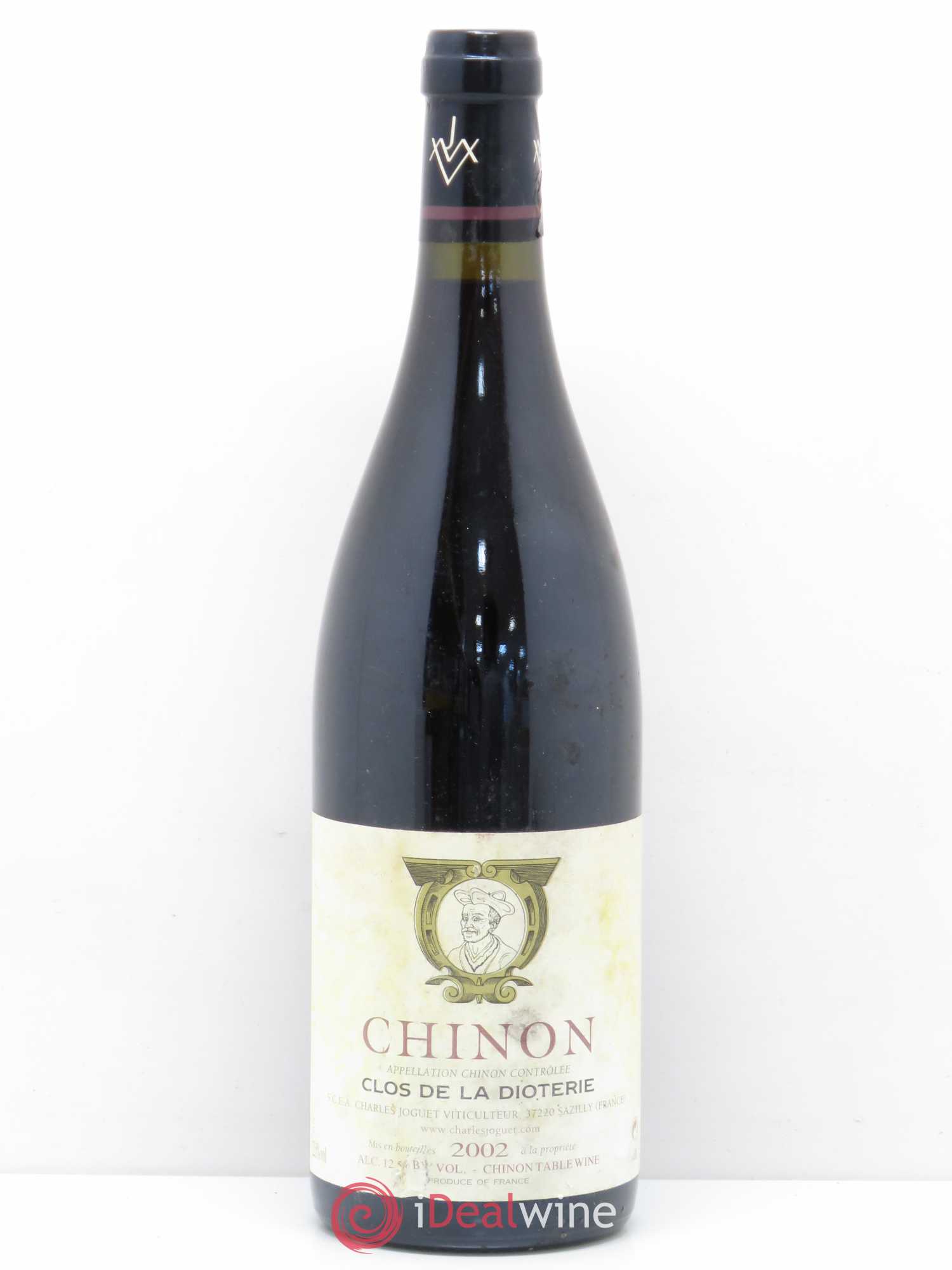 Chinon Clos de La Dioterie Charles Joguet 2002 - Lot de 1 bouteille - 0