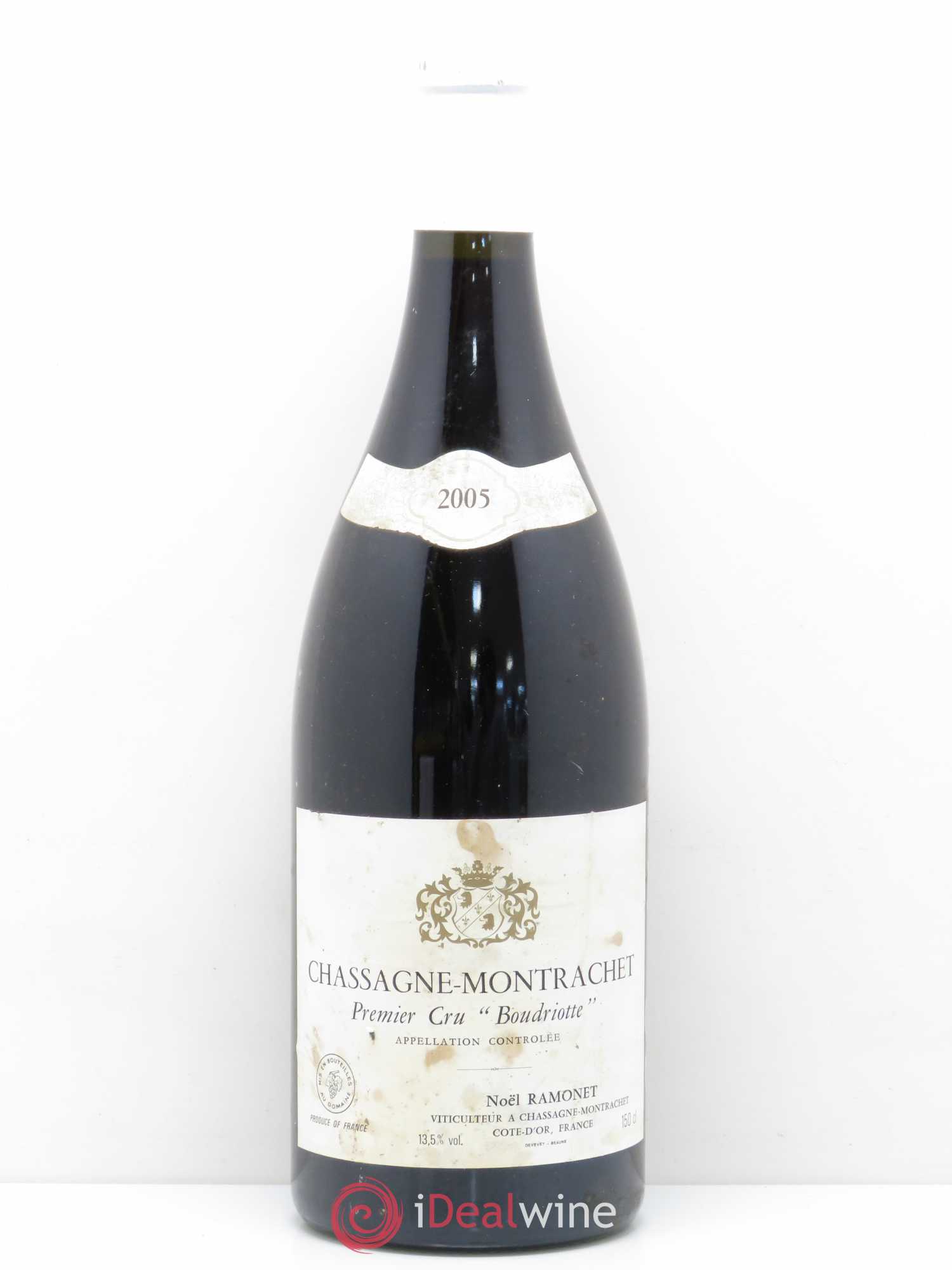 Chassagne-Montrachet 1er Cru Noel Ramonet 2005 - Lot of 1 magnum - 0