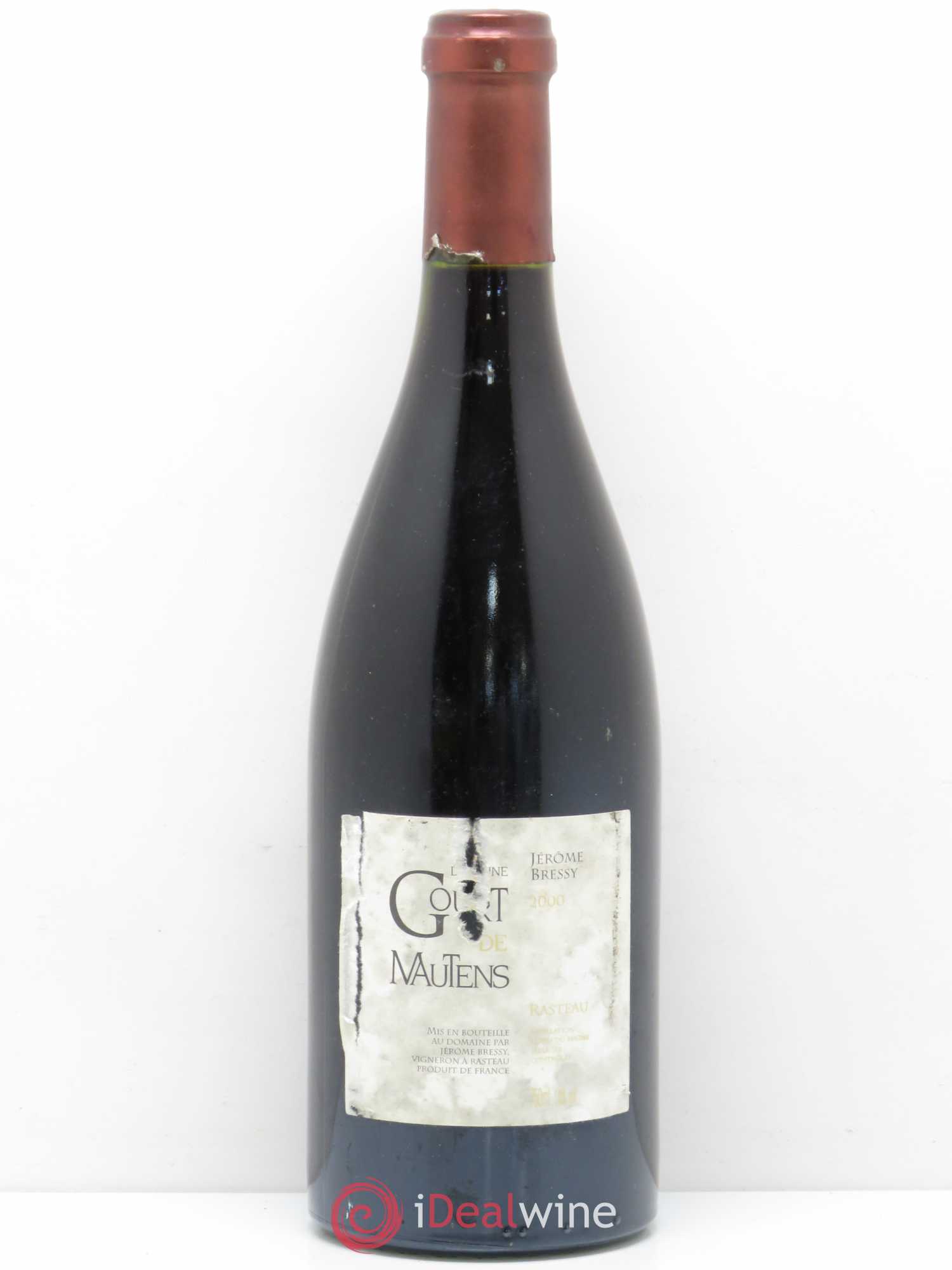 Rasteau Domaine Gourt de Mautens - Jérôme Bressy 2000 - Lot de 1 bouteille - 0