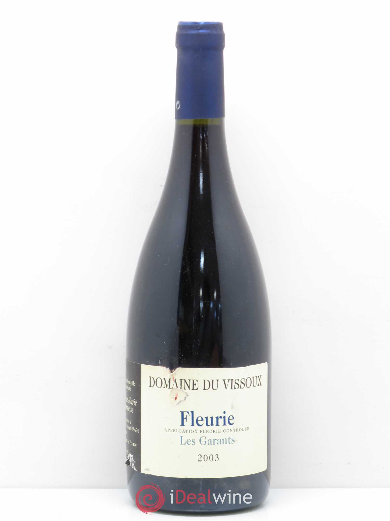 Fleurie Les Garants Domaine du Vissoux - P-M. Chermette 2003 - Lot de 1 bouteille - 0