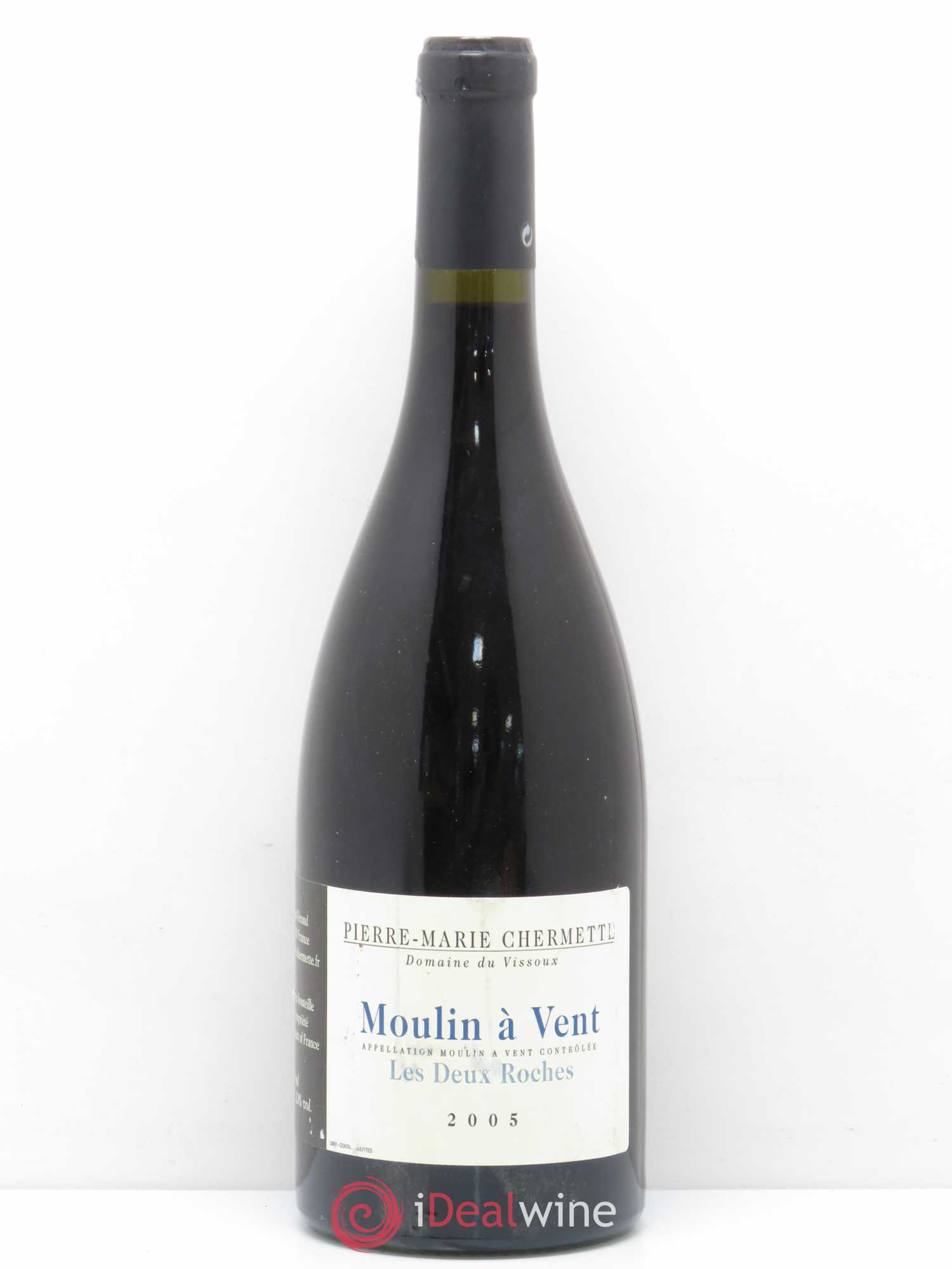 Moulin-à-Vent Les Deux Roches Domaine du Vissoux - P-M. Chermette 2005 - Lot de 1 bouteille - 0