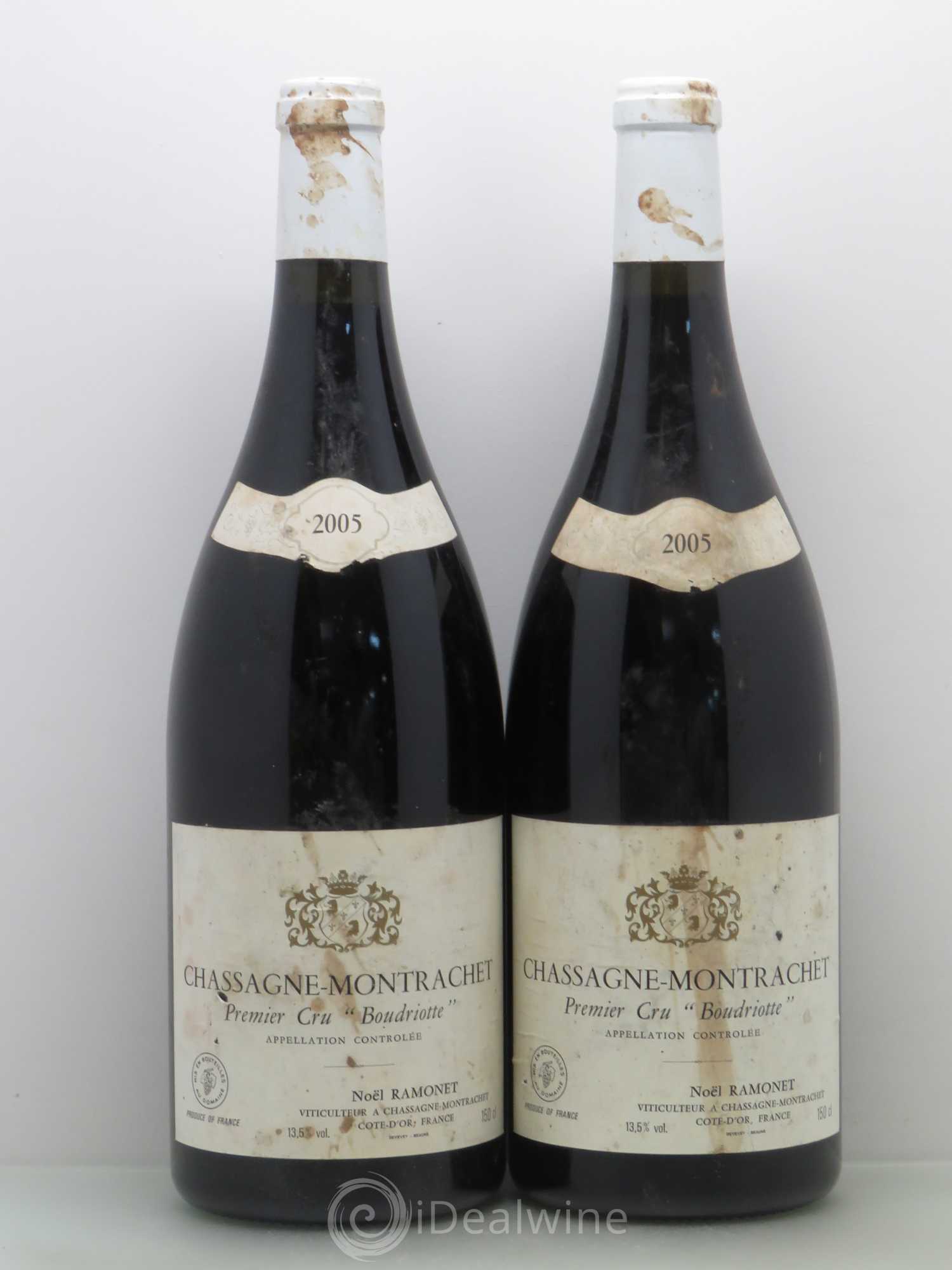Chassagne-Montrachet 1er Cru 2005 - Lot de 2 magnums - 0