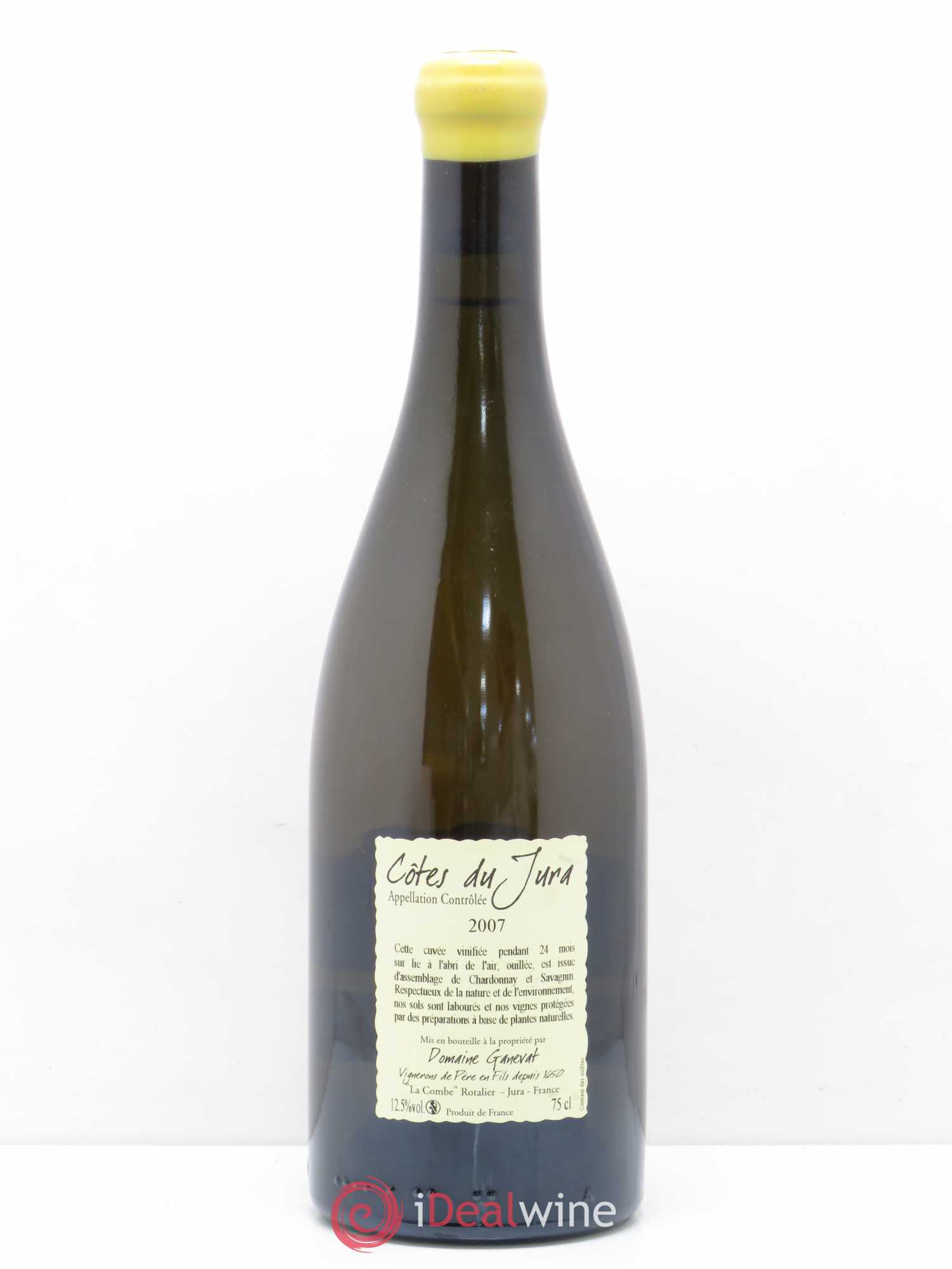 Côtes du Jura Cuvée Orégane Jean-François Ganevat (Domaine) 2007 - Lot de 1 bouteille - 1