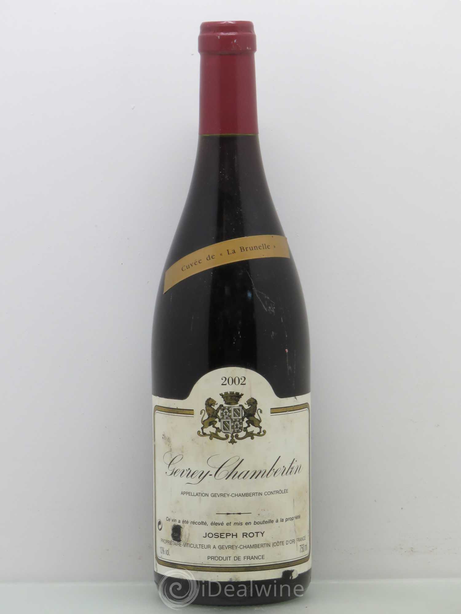 Gevrey-Chambertin Joseph Roty (Domaine) La Brunelle - Jospeh Roty 2002 - Posten von 1 Flasche - 0