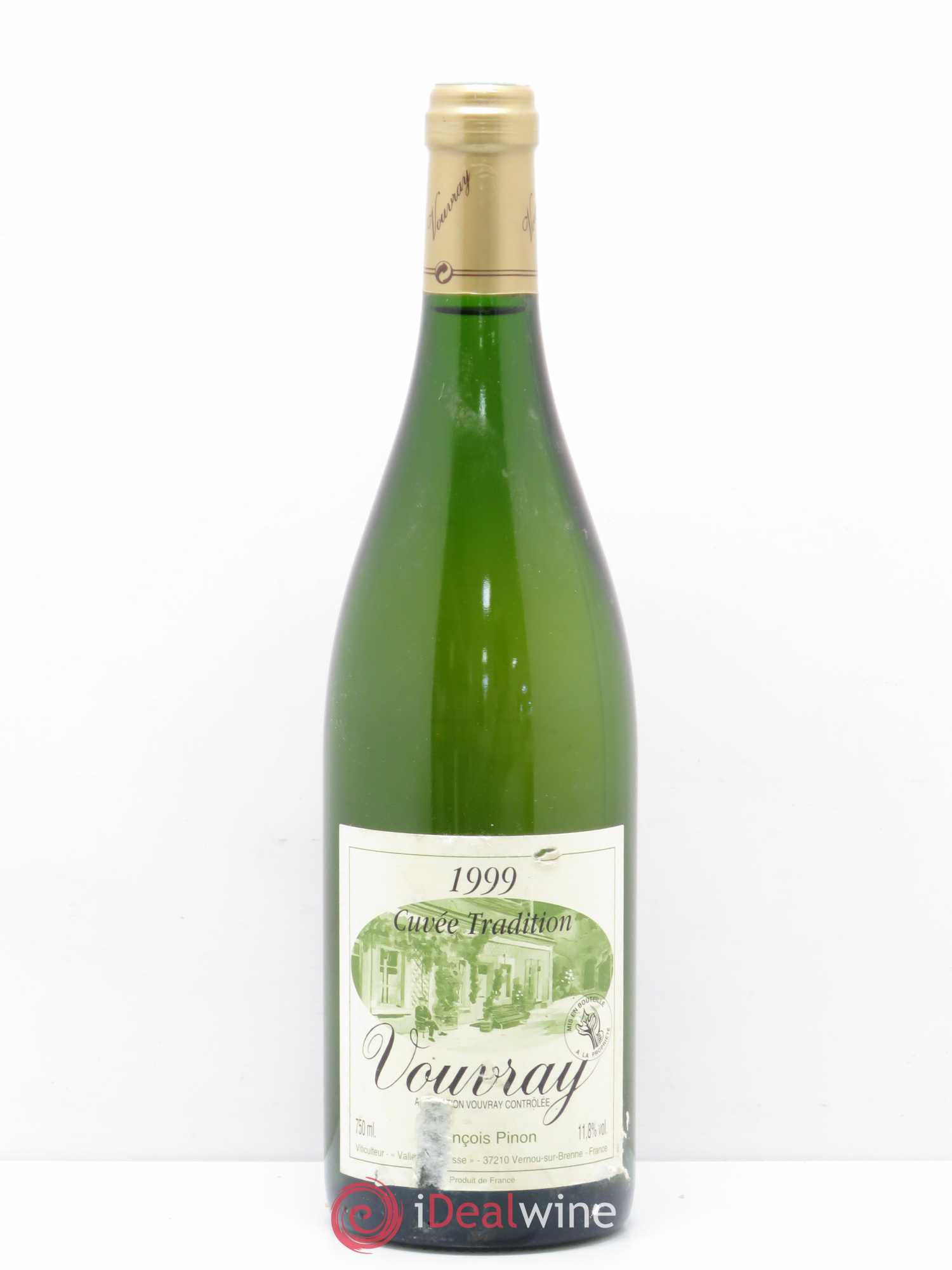Vouvray Cuvee Tradition Francois Pinon 1999 - Posten von 1 Flasche - 0