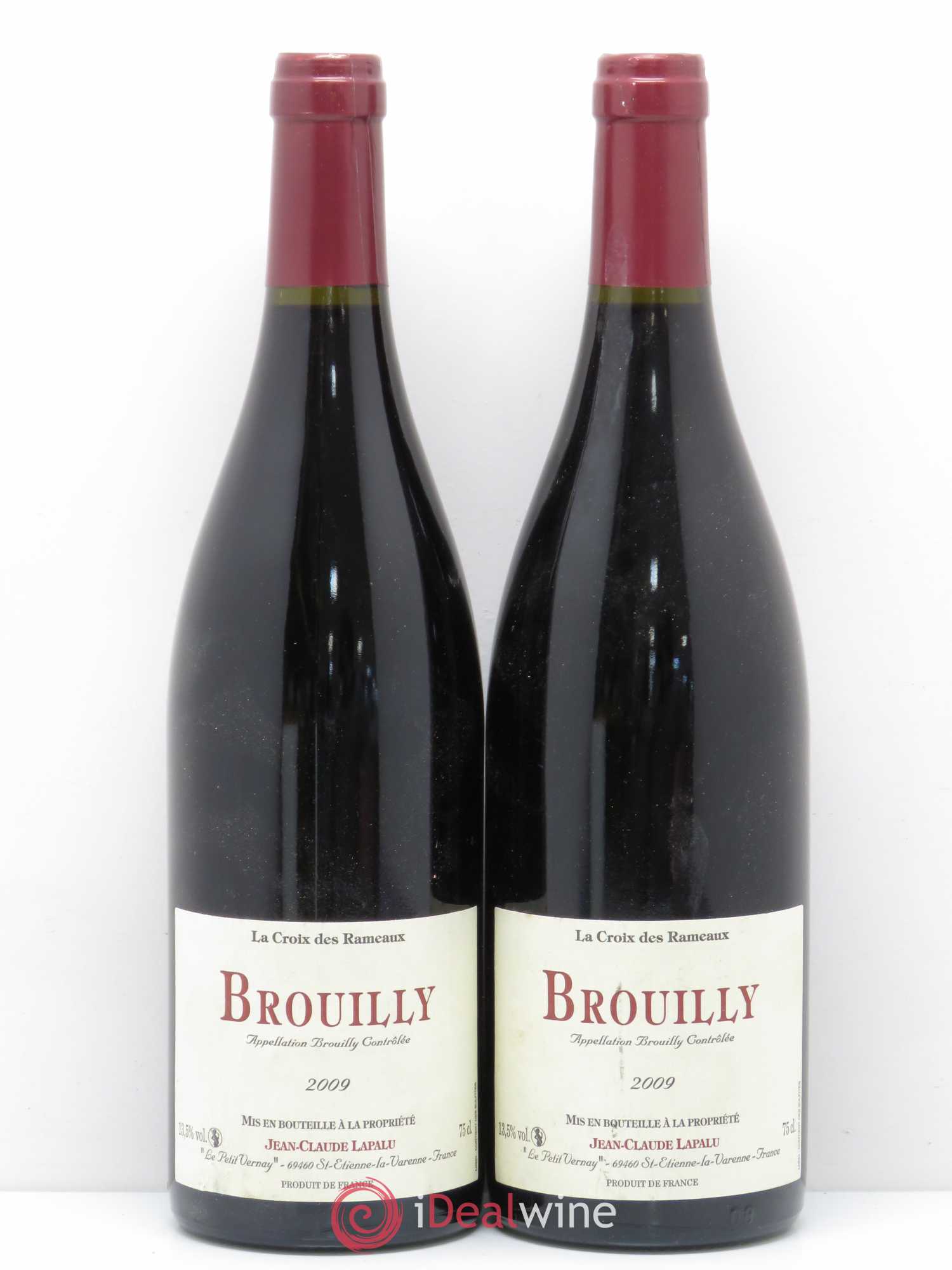 Brouilly La Croix des Rameaux JC Lapalu 2009 - Lot de 2 bouteilles - 0