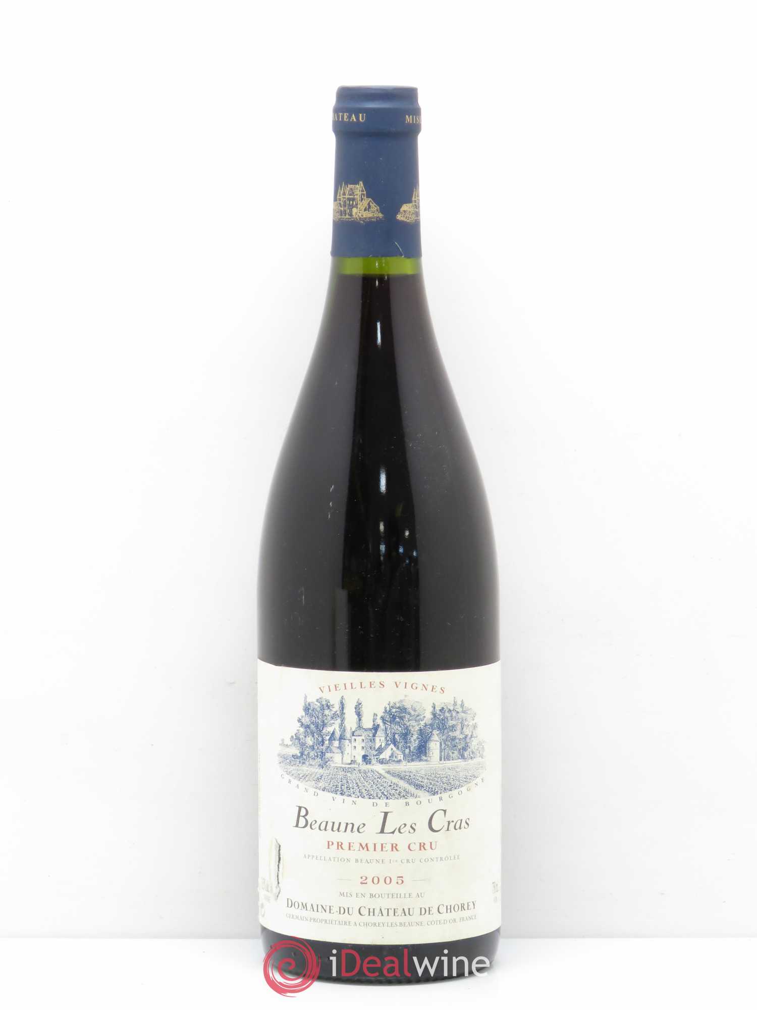 Beaune 1er Cru Les Cras Chateau de Chorey 2005 - Posten von 1 Flasche - 0