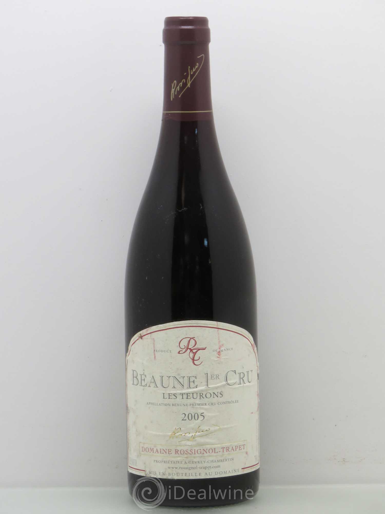 Beaune 1er Cru Les Teurons Rossignol-Trapet (Domaine) 2005 - Lot de 1 bouteille - 0