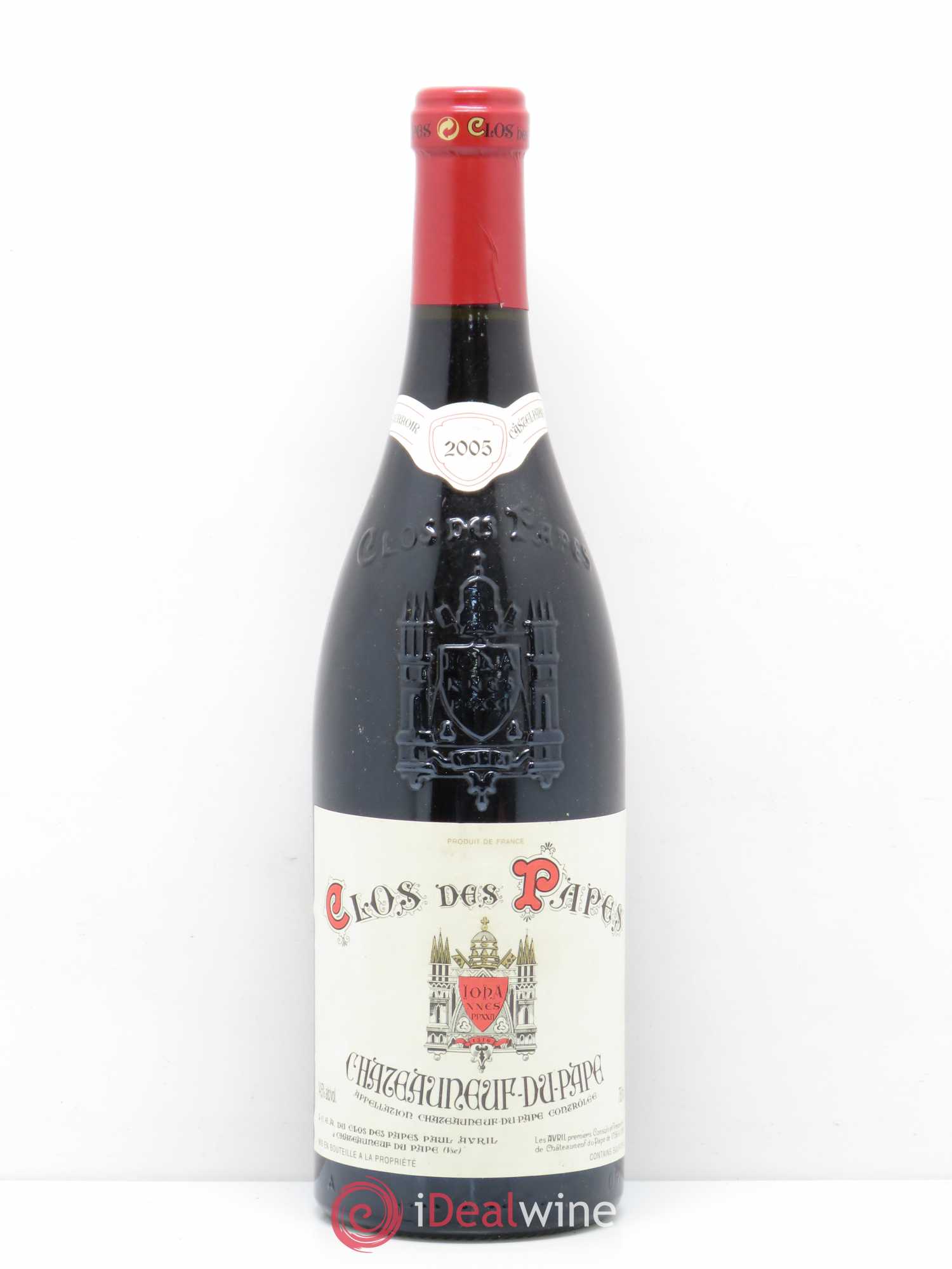 Châteauneuf-du-Pape Clos des Papes - Paul Avril 2005 - Lot de 1 bouteille - 0