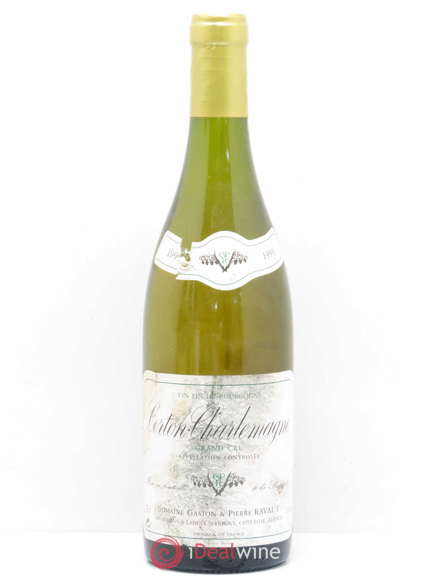 Corton-Charlemagne Grand Cru Gaston et Pierre Ravaut 1999 - Lot de 1 bouteille - 0
