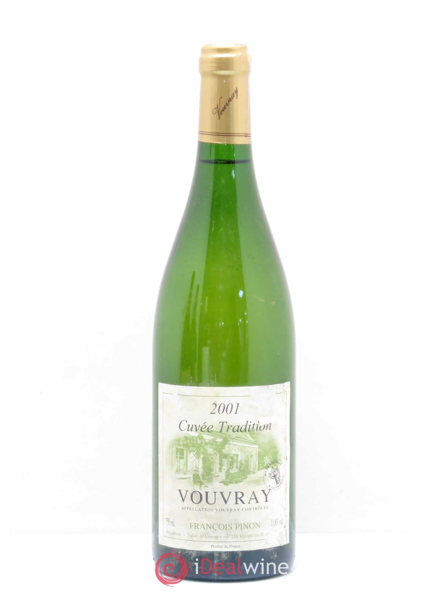 Vouvray Cuvee Tradition Francois Pinon 2001 - Posten von 1 Flasche - 0
